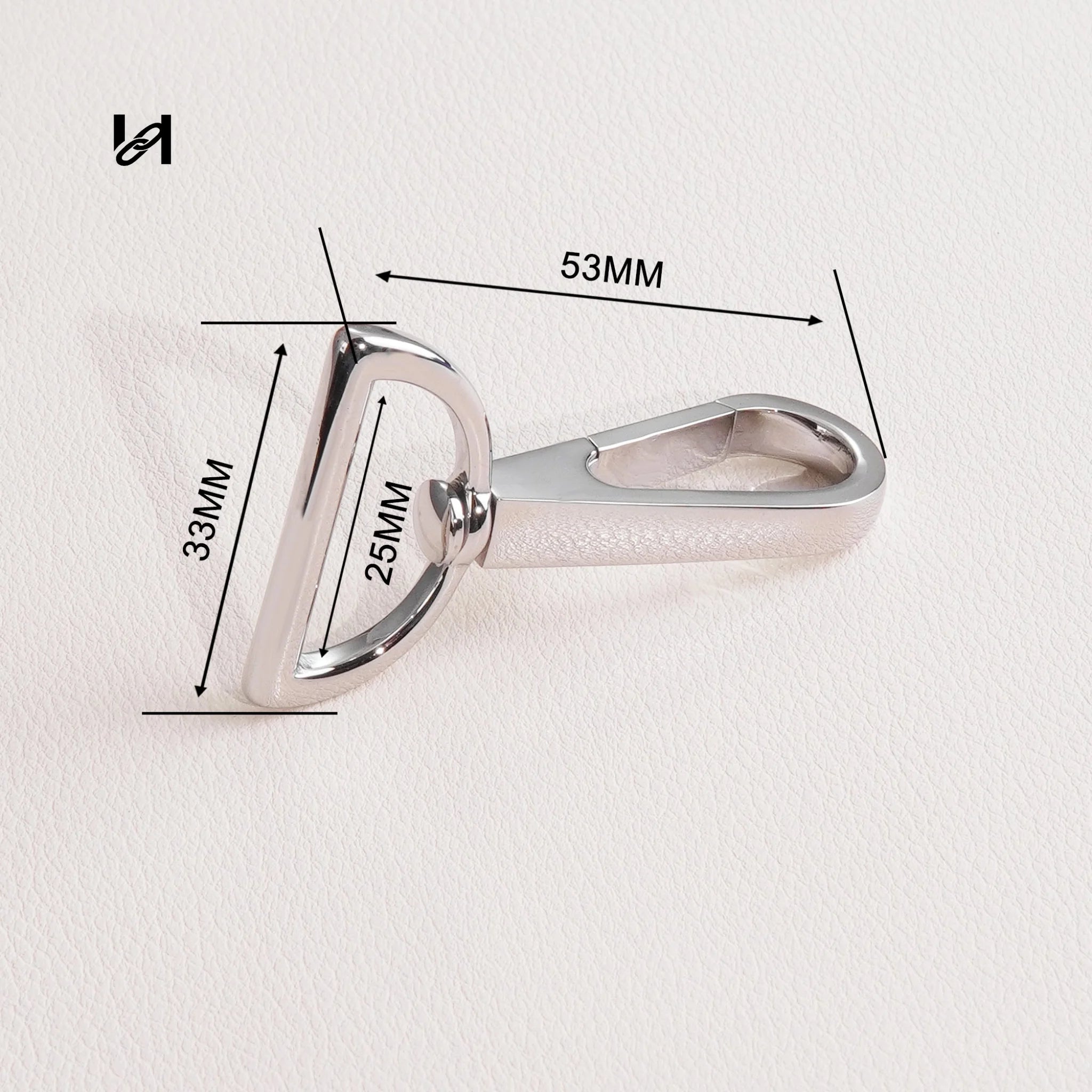 1-Inch Flat Swivel Bolt Snap - hardware