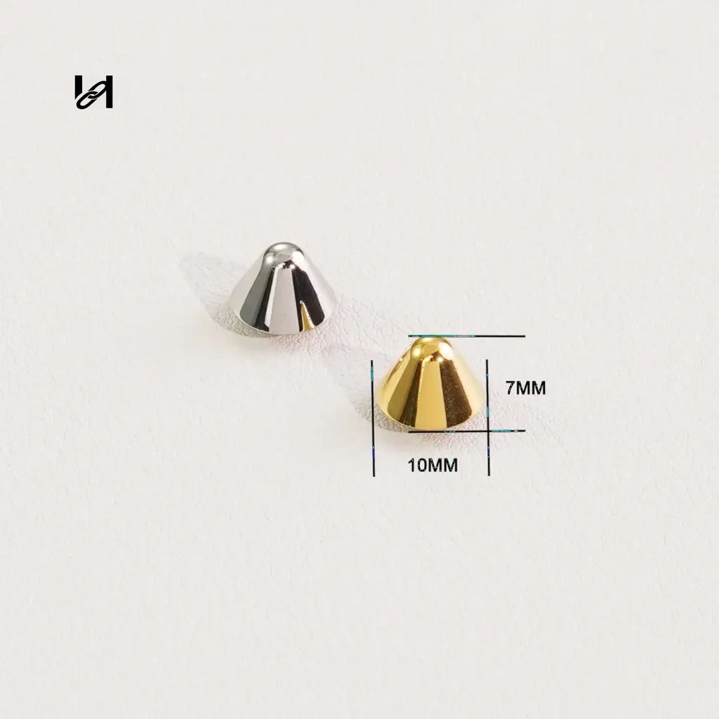 Conical punk foot spikes - hardware