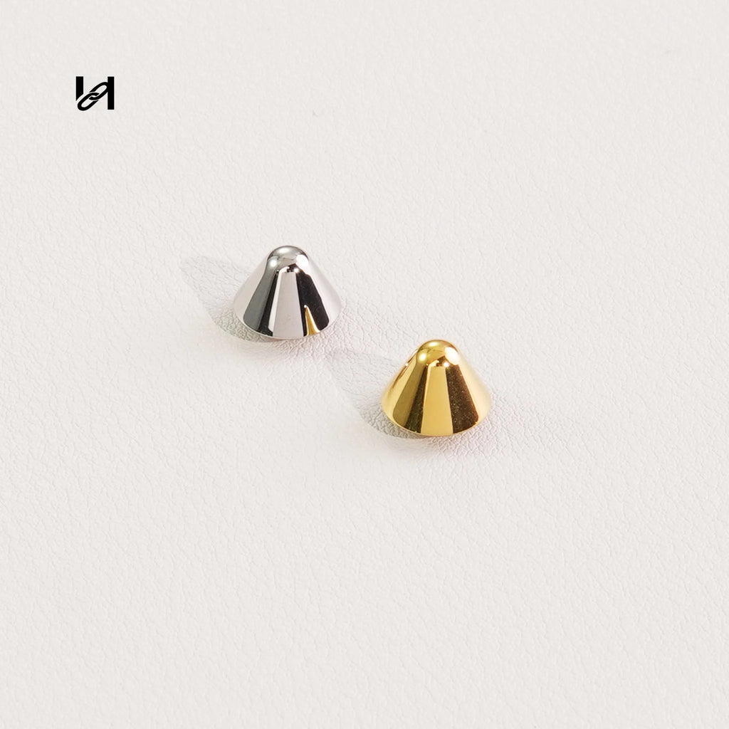 10mm Conical Spike Studs – Stainless Steel Hardware for Bags & Leather Goods - hardware