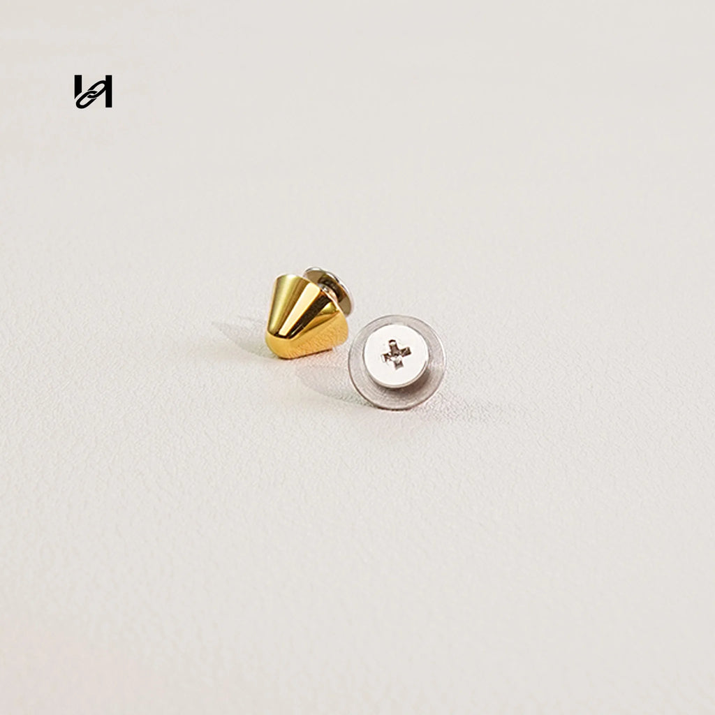10mm Conical Spike Studs – Stainless Steel Hardware for Bags & Leather Goods - hardware