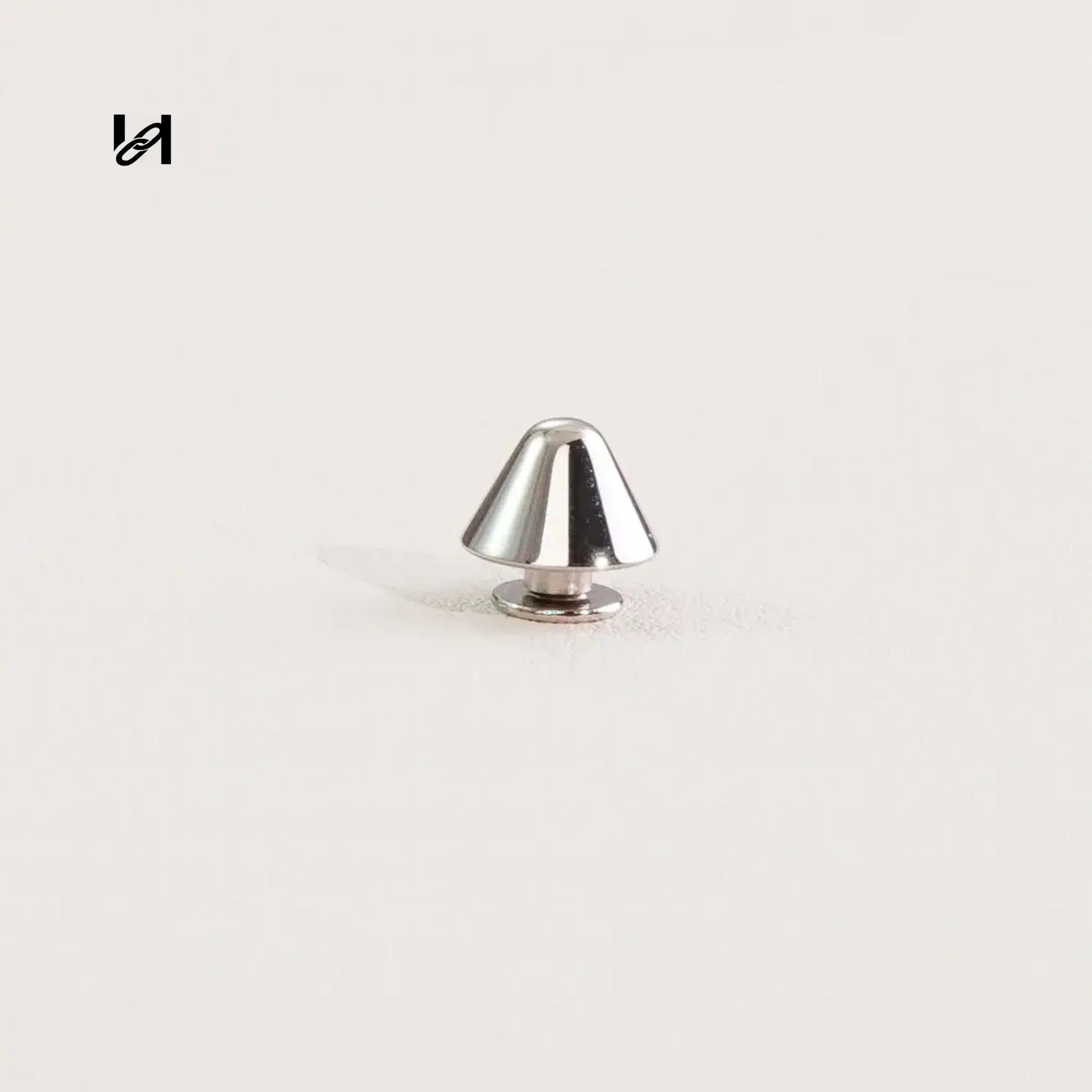 Conical punk foot spikes - silver / 10PCS - hardware