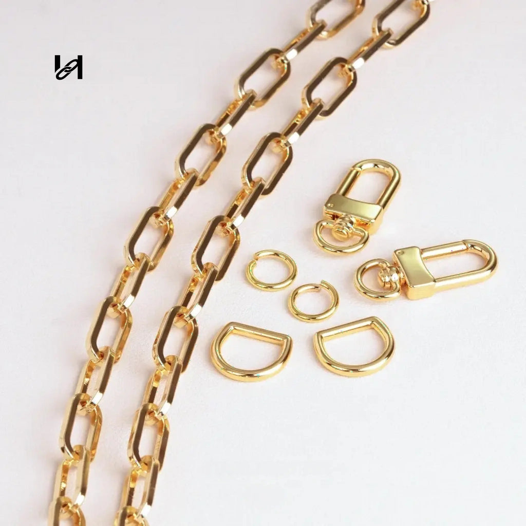 10MM vintage chain - Gold / Chain Set - hardware