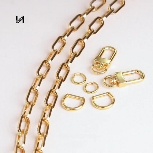 10MM vintage chain - Gold / Chain Set - hardware