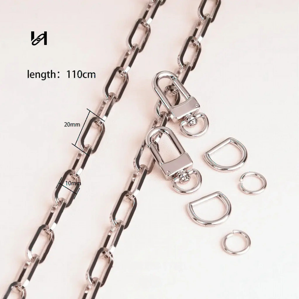 10MM vintage chain - Silver / Chain Set - hardware