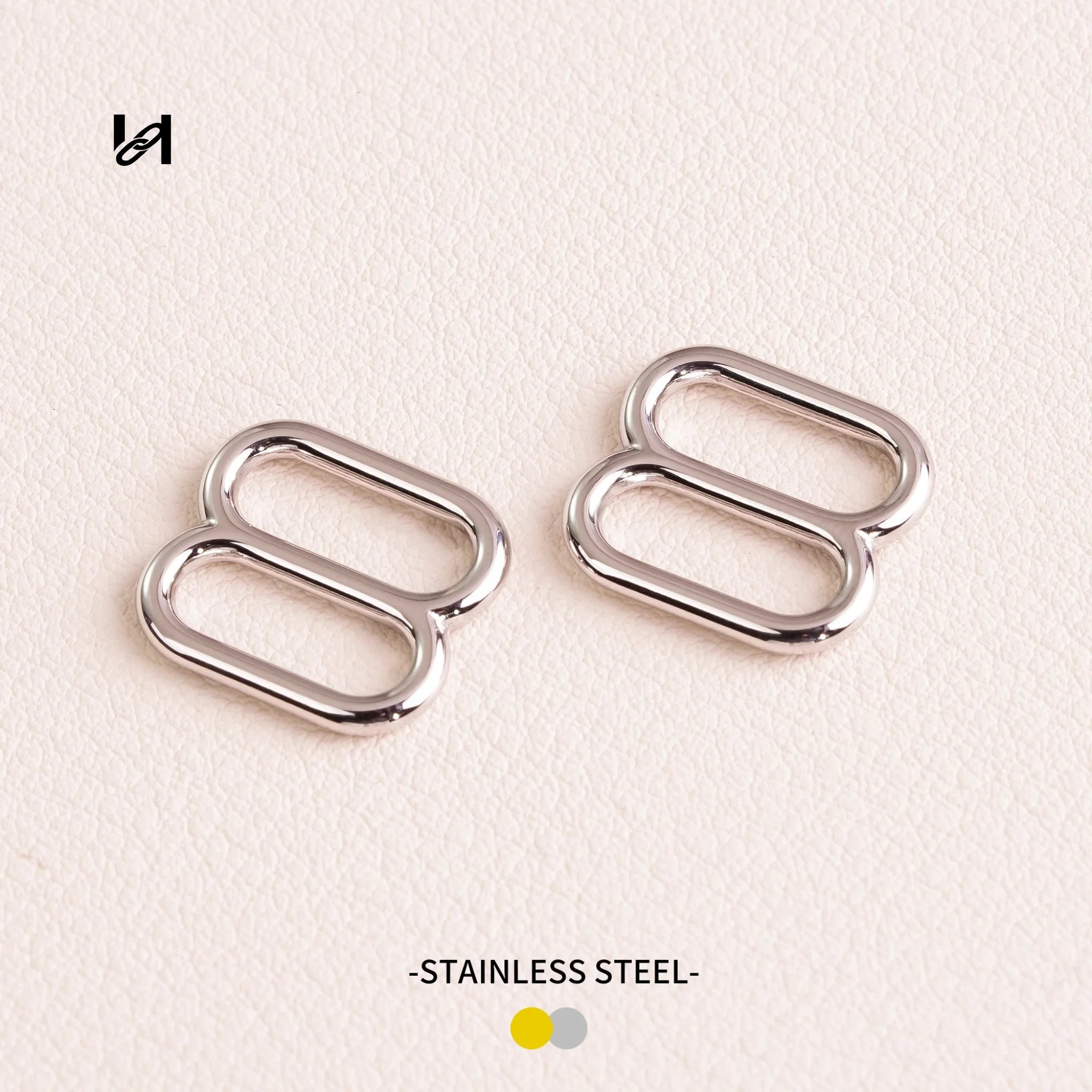 11mm 316L Stainless Steel Oval Slide Buckle Gold Silver Strap Adjuster Slider for Purse Straps Tarnish Free