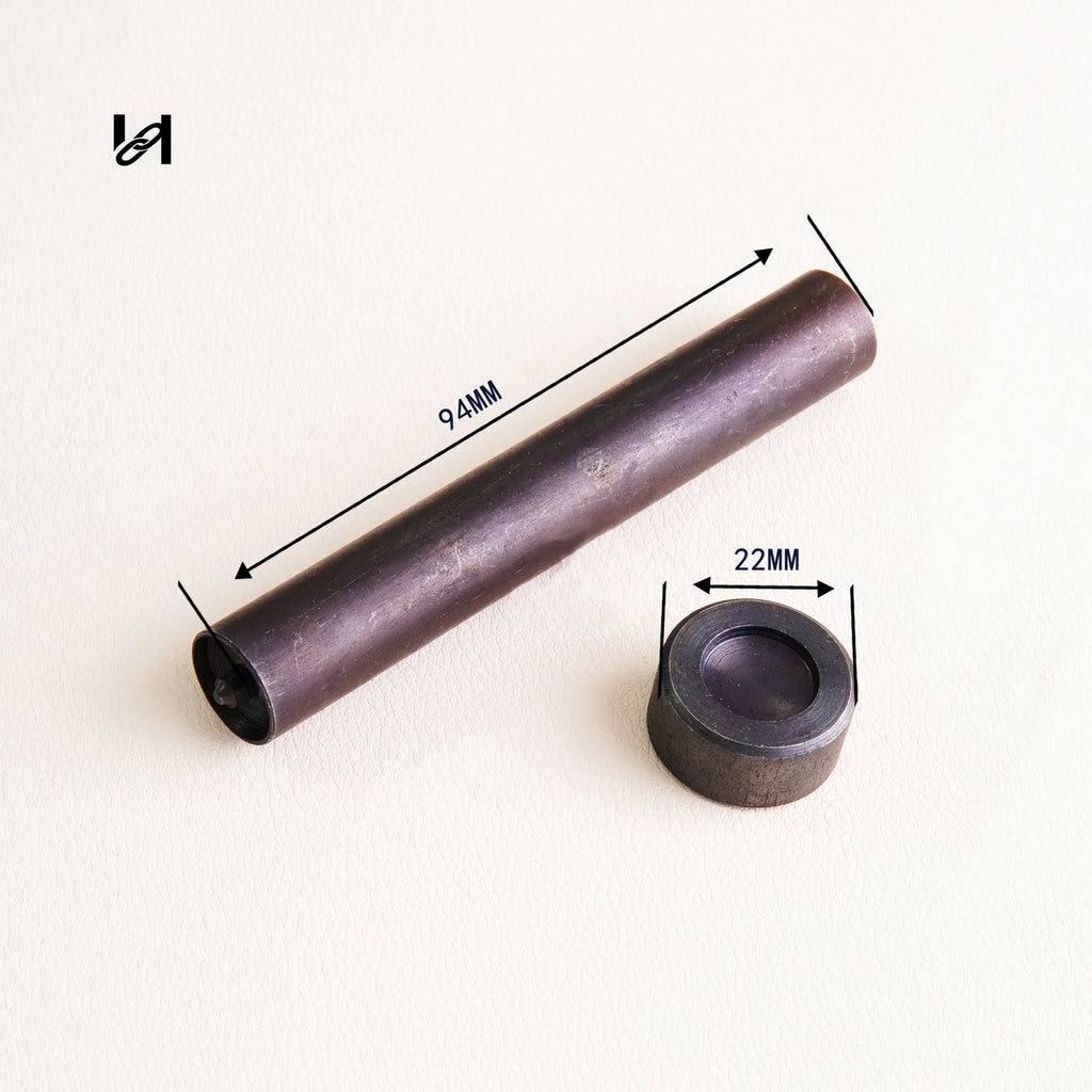 12.5mm Stainless Steel Double-Sided Visible Snap Button - snap setter tool / stainless steel - hardware