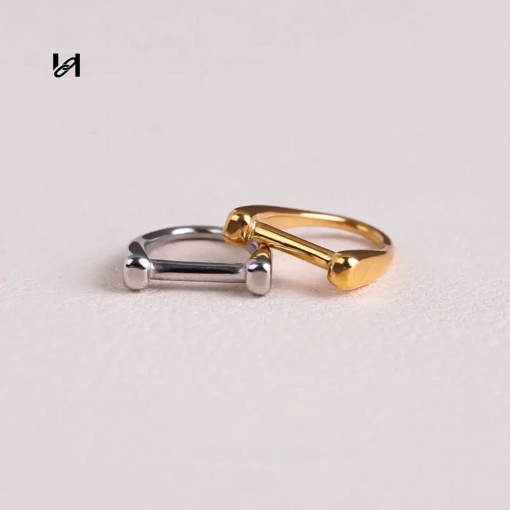 15x12mm Stainless Steel D-Ring Pull Tab – Gold & Silver Bag Hardware Connector for Leather Goods