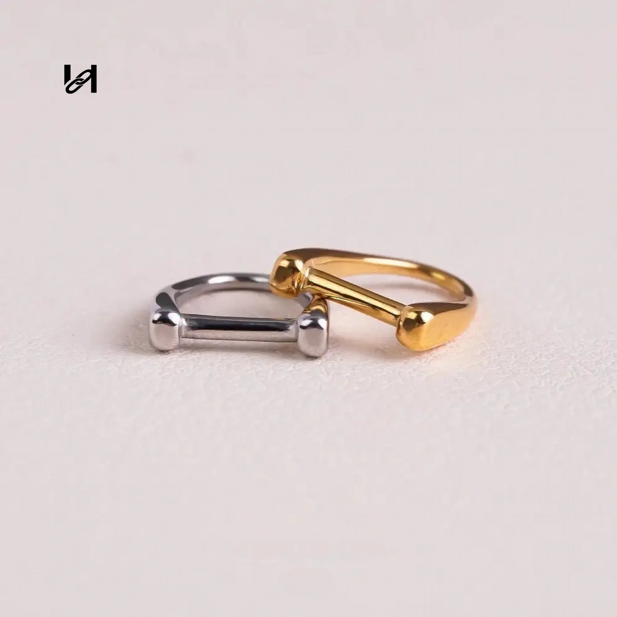 15x12mm Stainless Steel D-Ring Pull Tab – Gold & Silver Bag Hardware Connector for Leather Goods