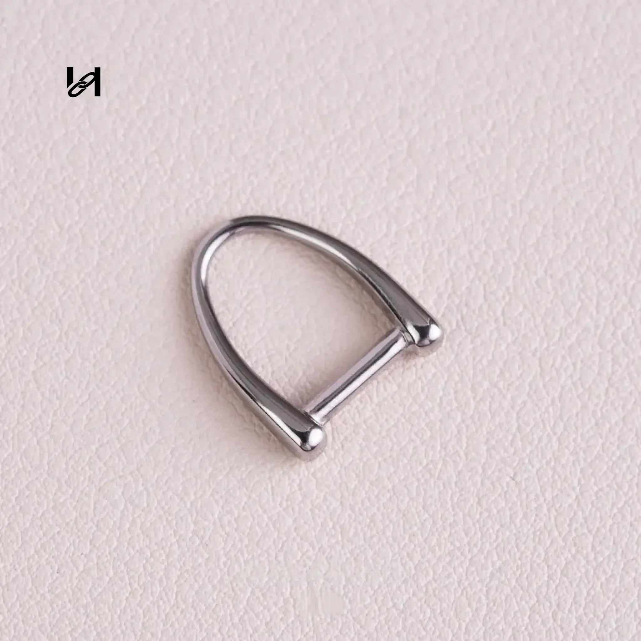 15x12mm Stainless Steel D-Ring Pull Tab – Gold & Silver Bag Hardware Connector for Leather Goods