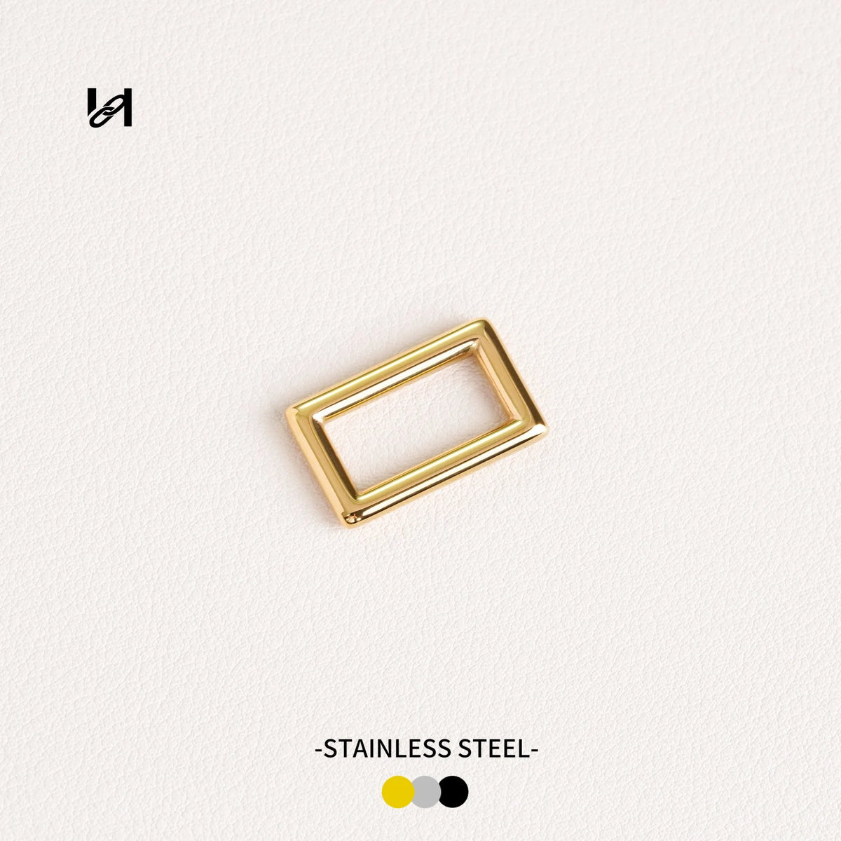 16mm Rectangle Ring – Stainless Steel Bag Strap Buckle | Gold, Silver & Matte Black