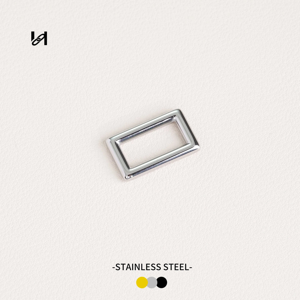 16mm Rectangle Ring – Stainless Steel Bag Strap Buckle | Gold, Silver & Matte Black