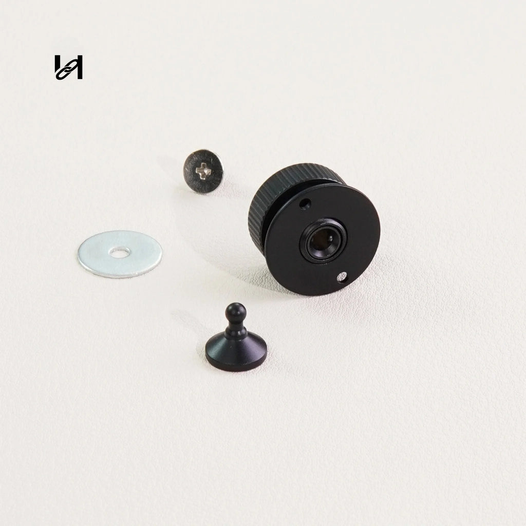 18×14mm Stainless Steel Round Closure Locks for Leather Goods - hardware