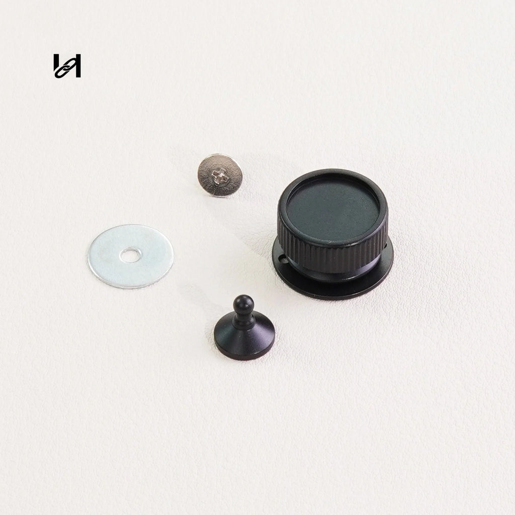 18×14mm Stainless Steel Round Closure Locks for Leather Goods - hardware