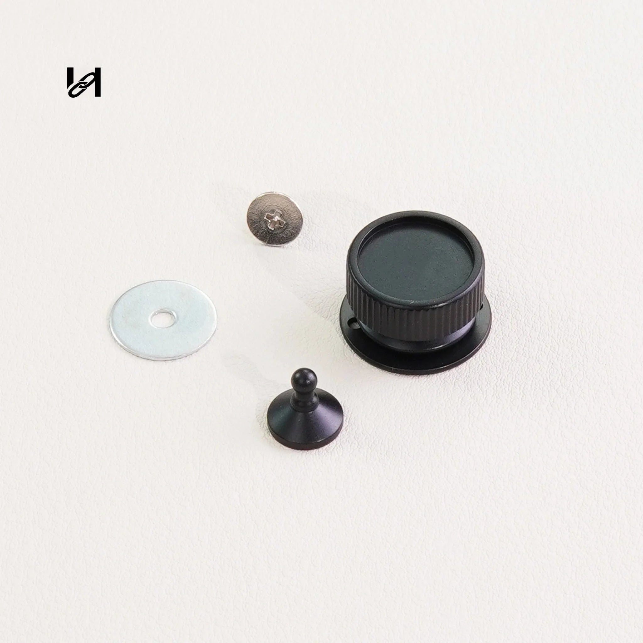 18×14mm Stainless Steel Round Closure Locks for Leather Goods - hardware