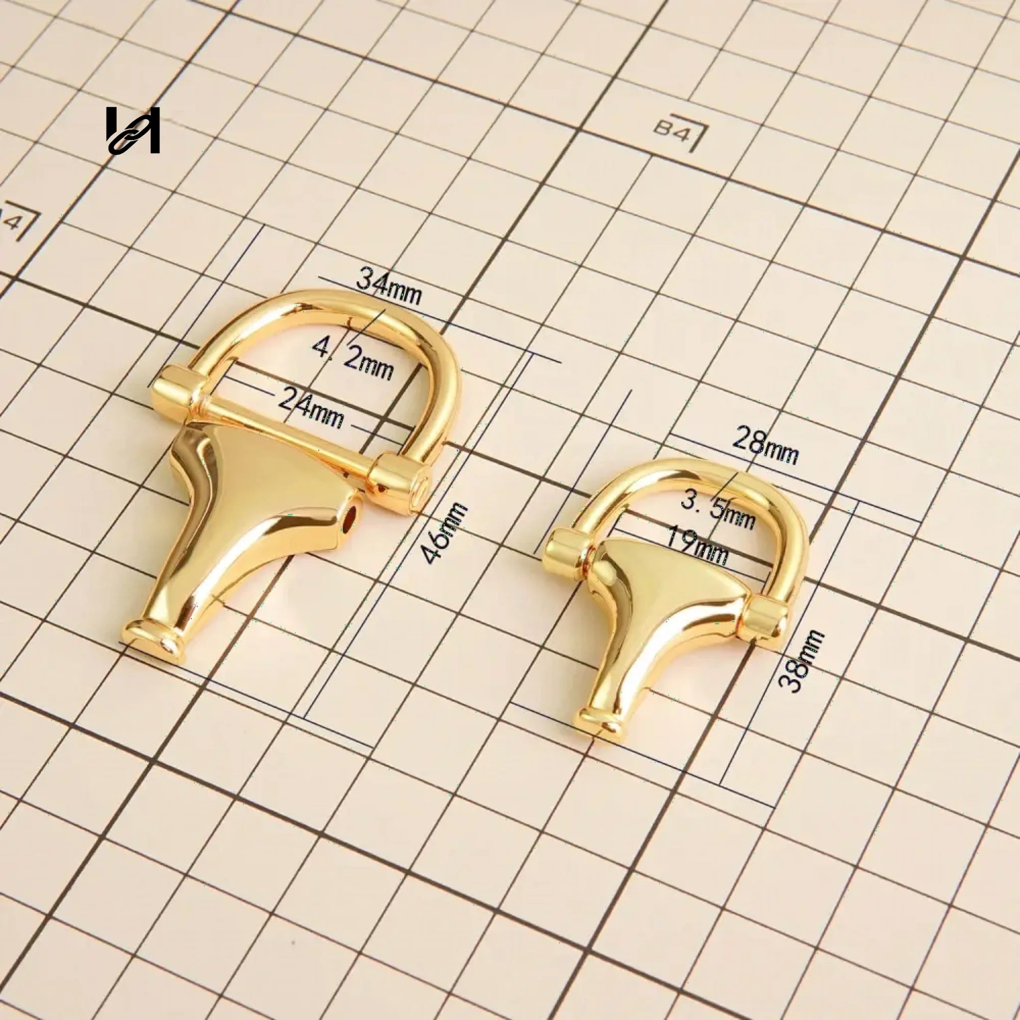1995 D-ring buckle One pair - hardware