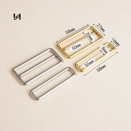 2 lnch Roller Buckle and Suqare Ring - hardware