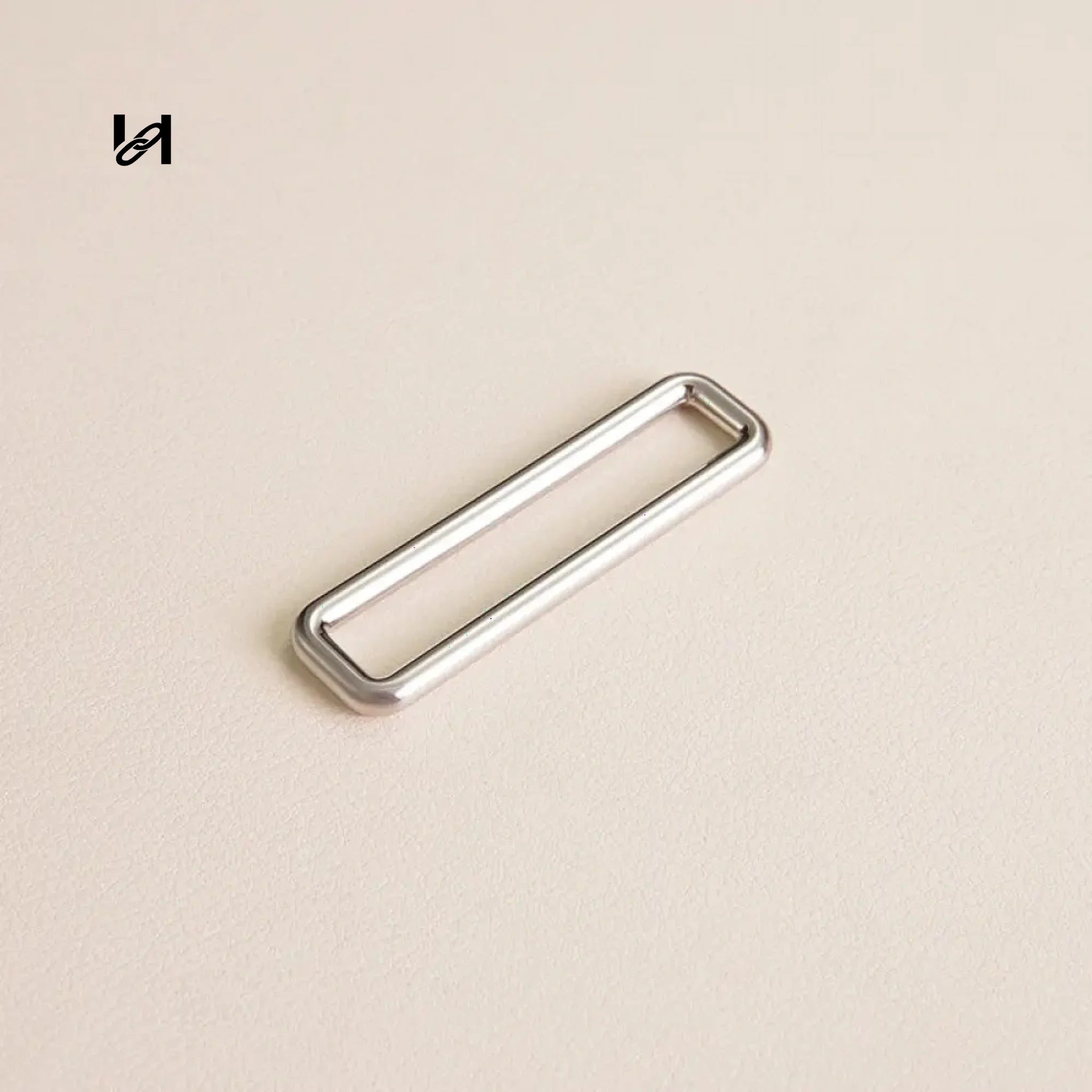2 lnch Roller Buckle and Suqare Ring - Square ring / Silver - hardware