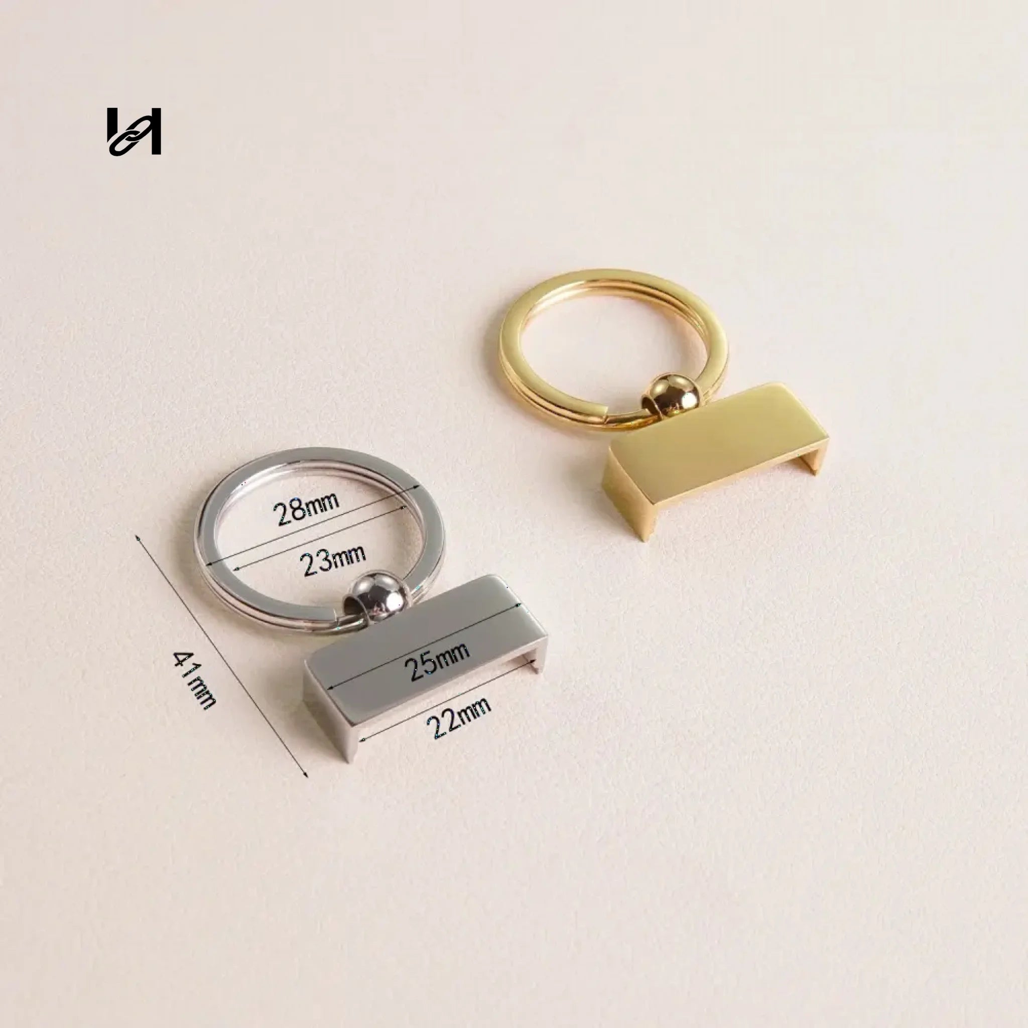 Premium CNC Separated Rotate Key Ring - hardware