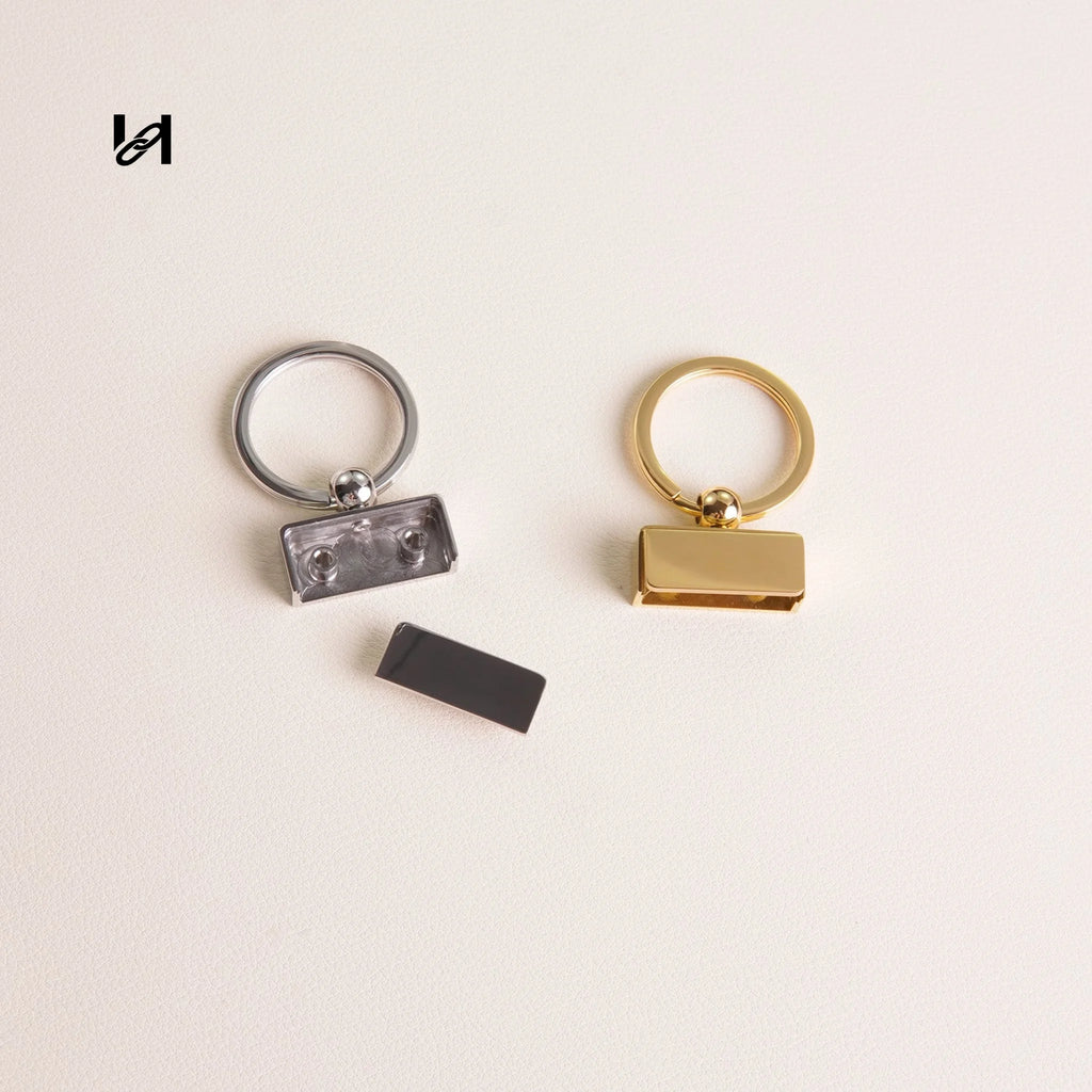 22mm Stainless Steel Swivel Keychain Bag Charm - hardware