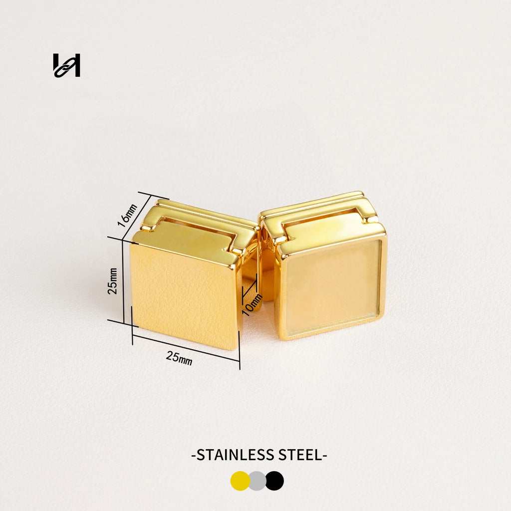 25×16mm Stainless Steel Square Flip Locks - hardware