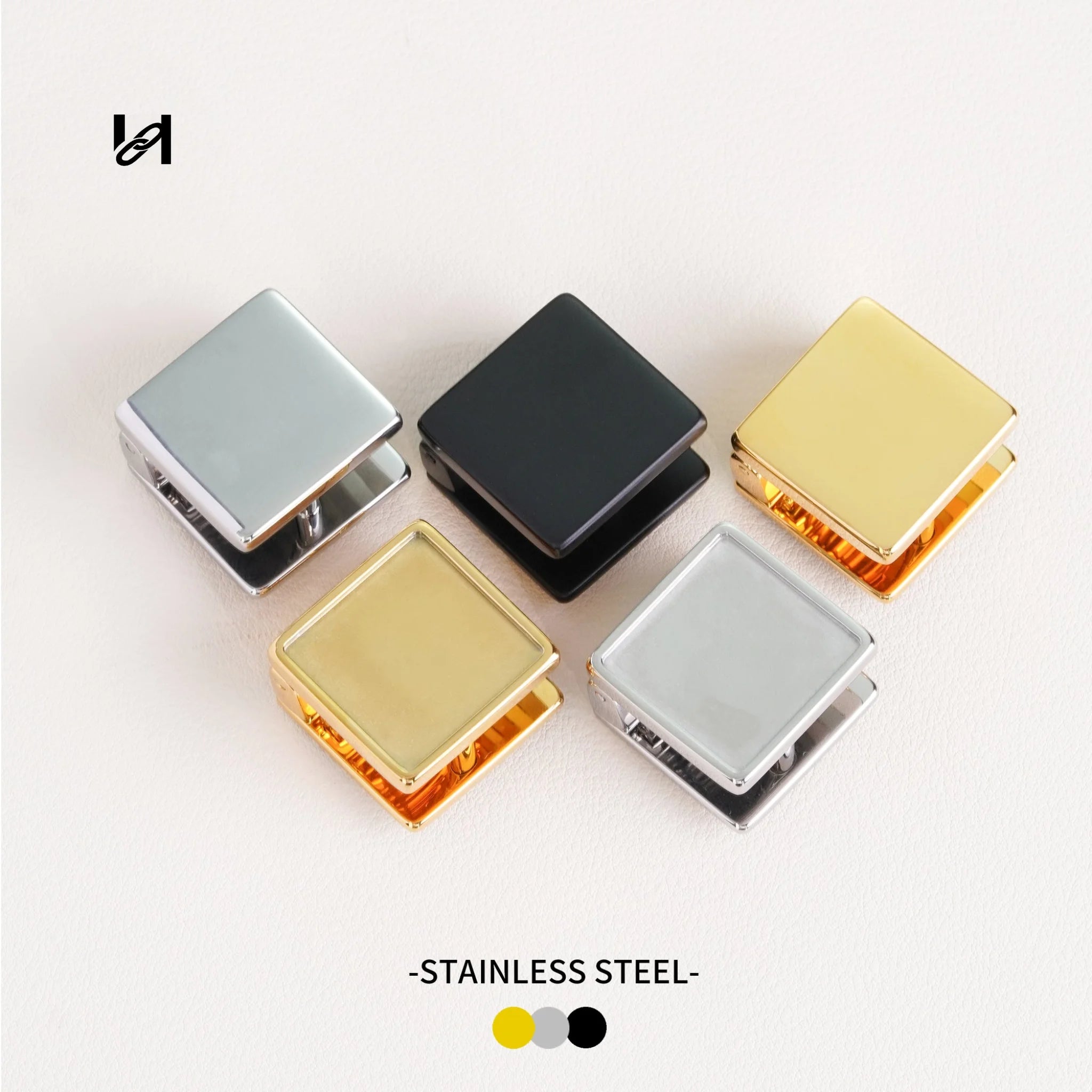 25×16mm Stainless Steel Square Flip Locks - hardware