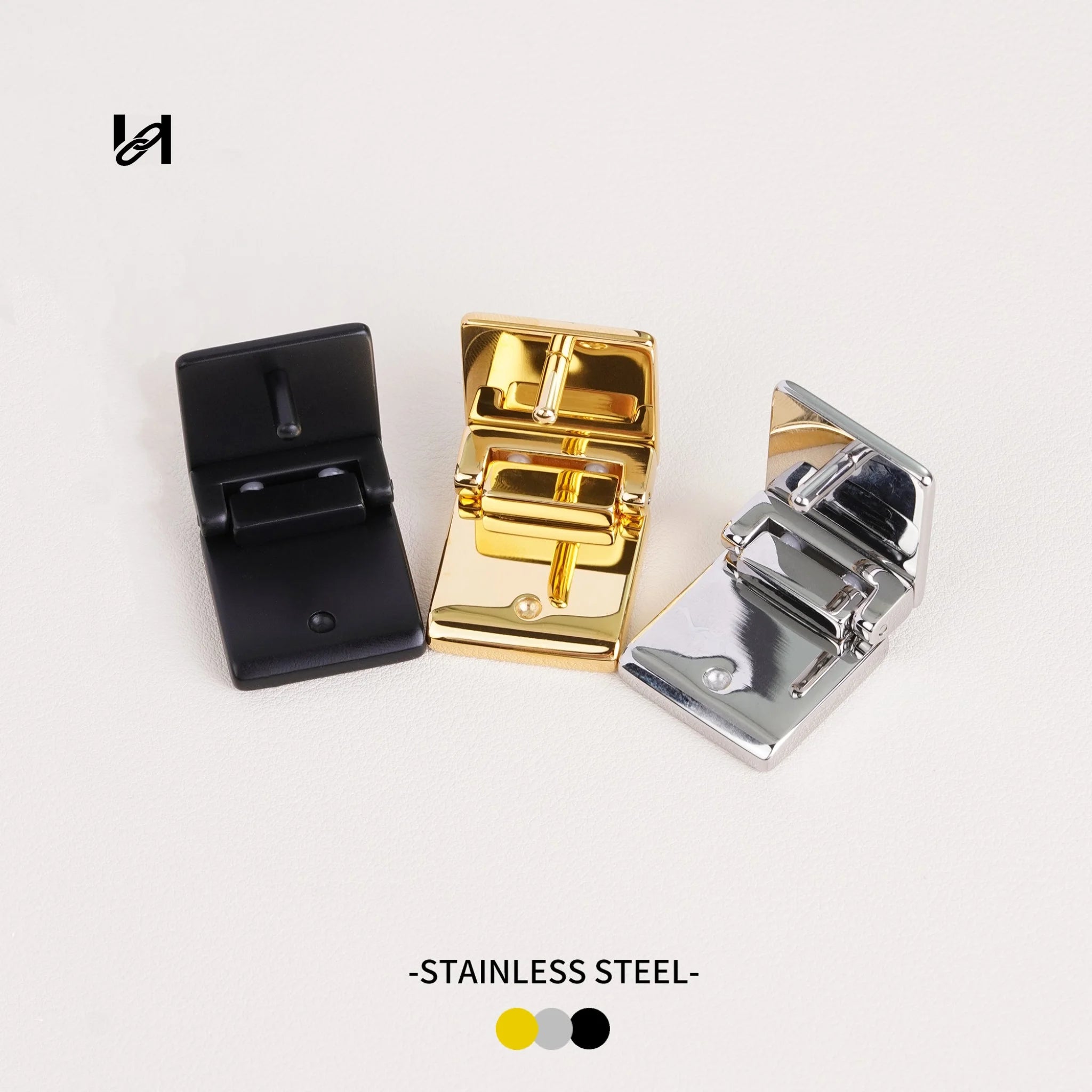 25×16mm Stainless Steel Square Flip Locks - hardware
