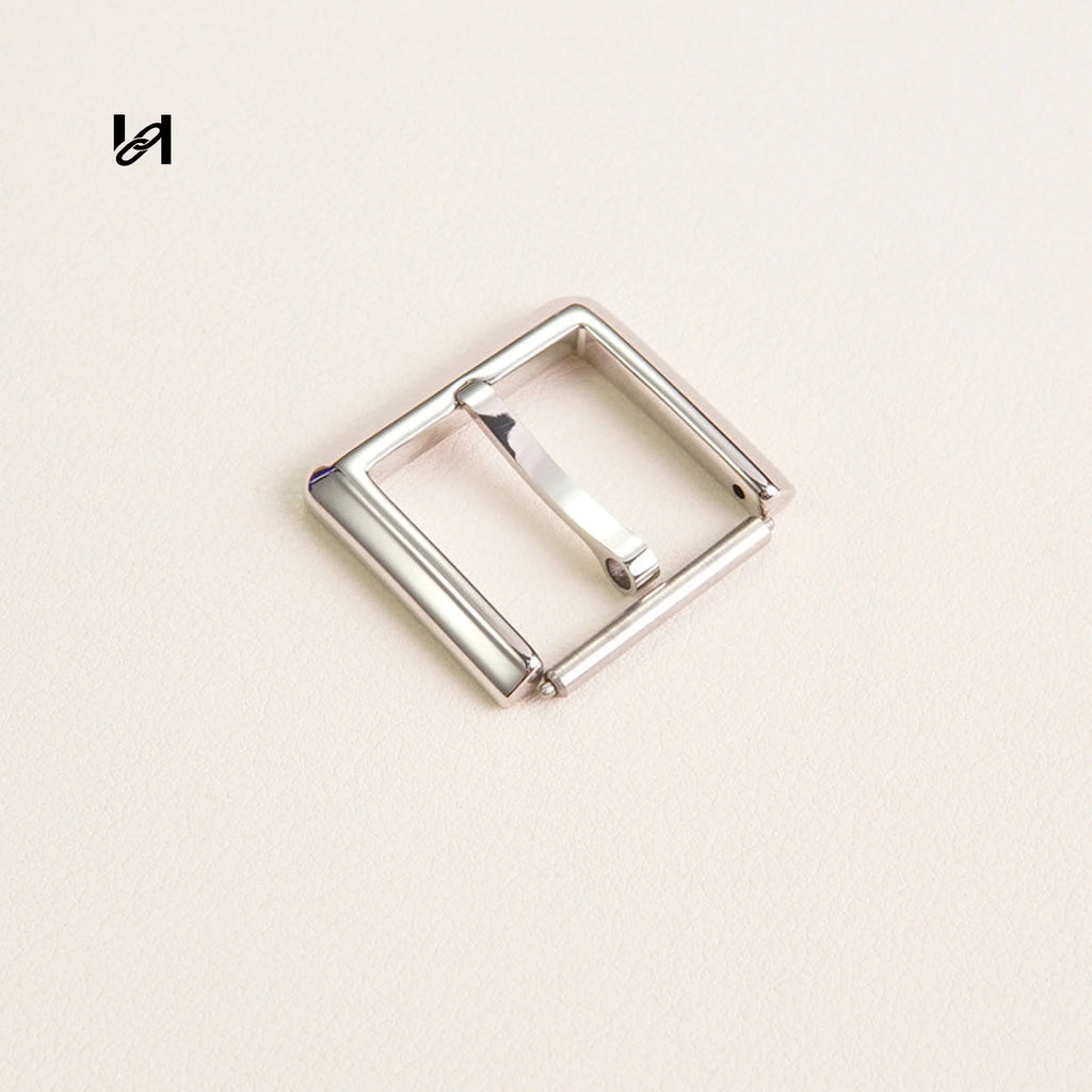 25mm 1 Inch 316L Stainless Steel Square 
Roller Buckle | 24K Gold Plated / Mirror 
Polished Silver | Bag Strap Belt Hardware