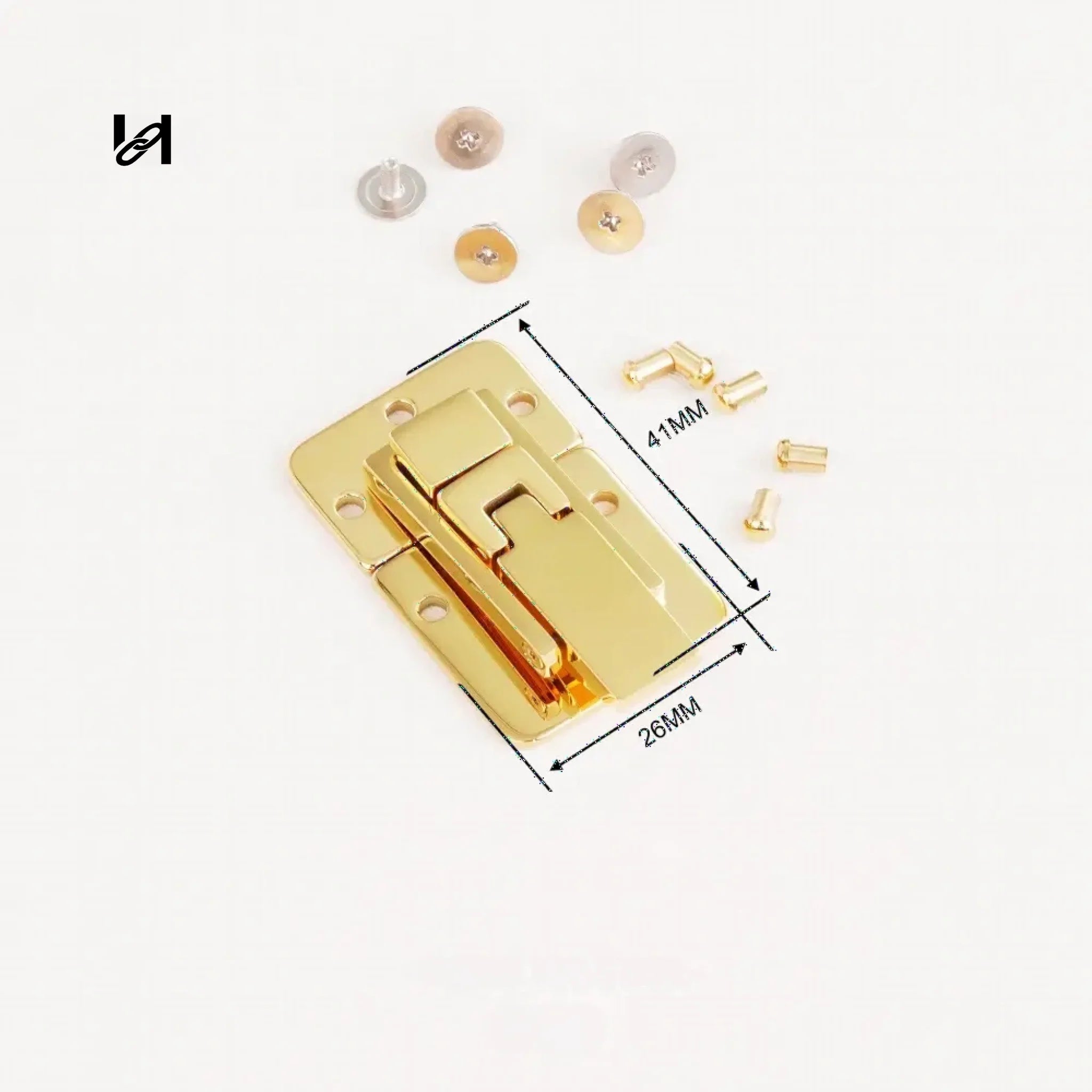 Suitcase flip lock - Gold - hardware