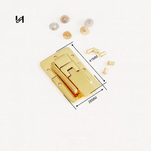 Suitcase flip lock - Gold - hardware