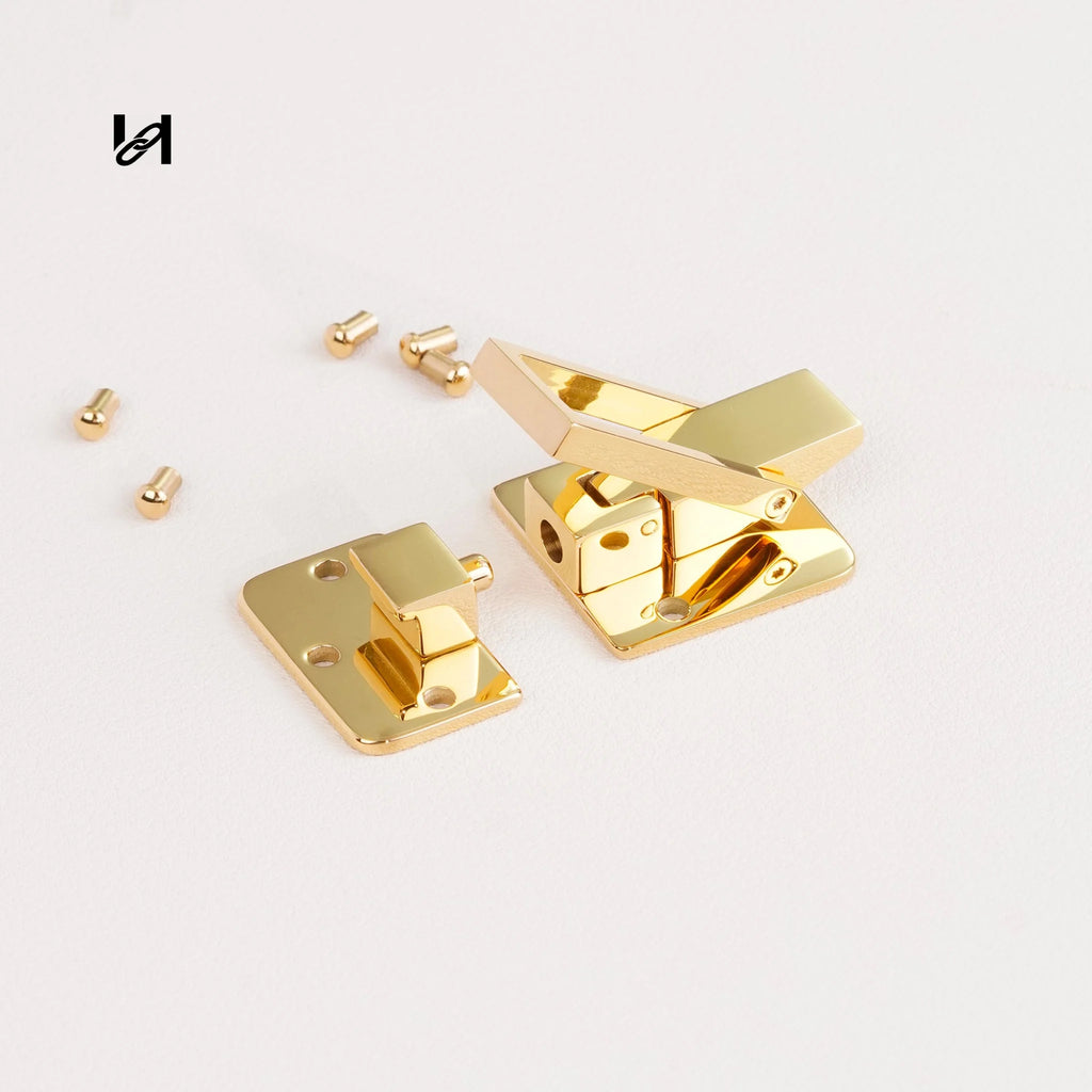 26×41mm Stainless Steel Flip Locks for Suitcases & Bags - hardware