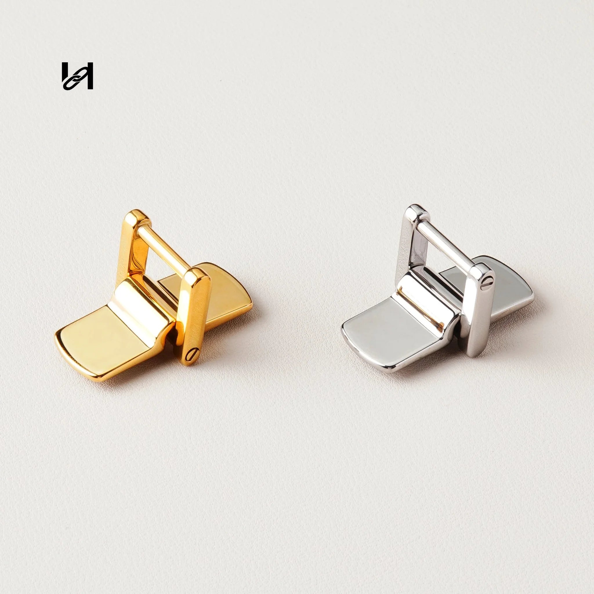 316L Stainless Steel Arch Bridge Strap Connector — Bag Handle Anchor for 20mm Handles (Gold / Silver)