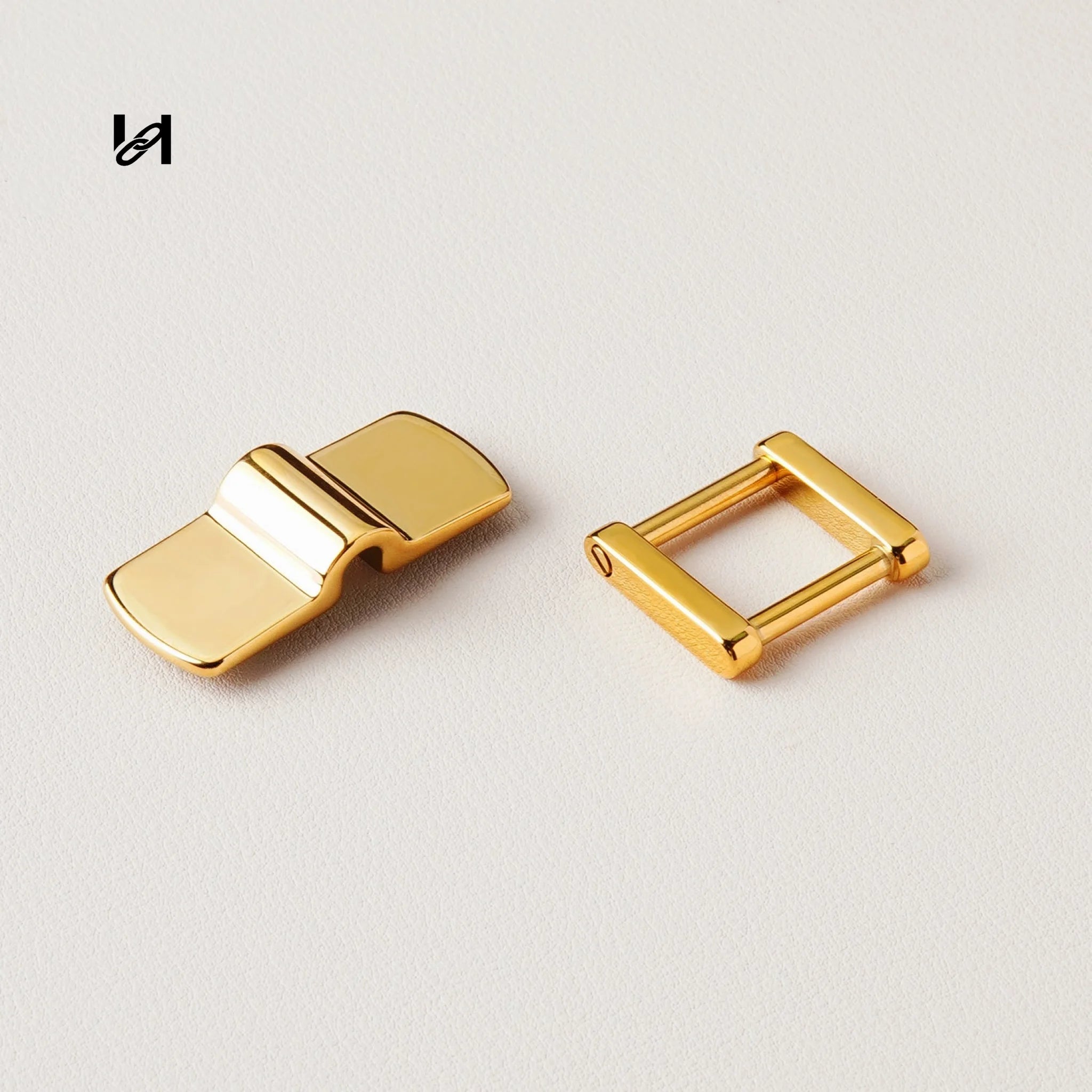 316L Stainless Steel Arch Bridge Strap Connector — Bag Handle Anchor for 20mm Handles (Gold / Silver)