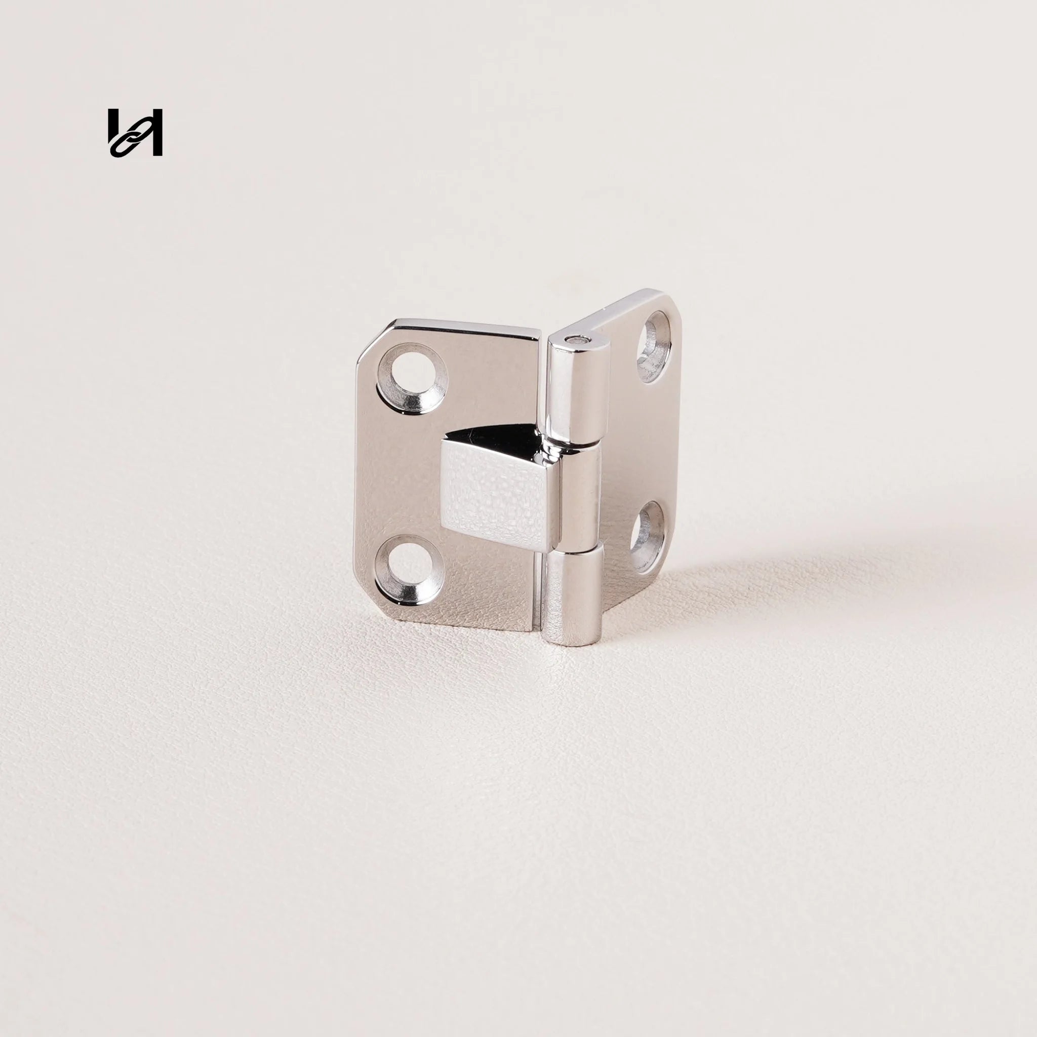 316L Stainless Steel Box Hinge 35.5mm x 25mm | 24K Gold Plated / Mirror Polished Silver | Luxury Bag Box Hardware