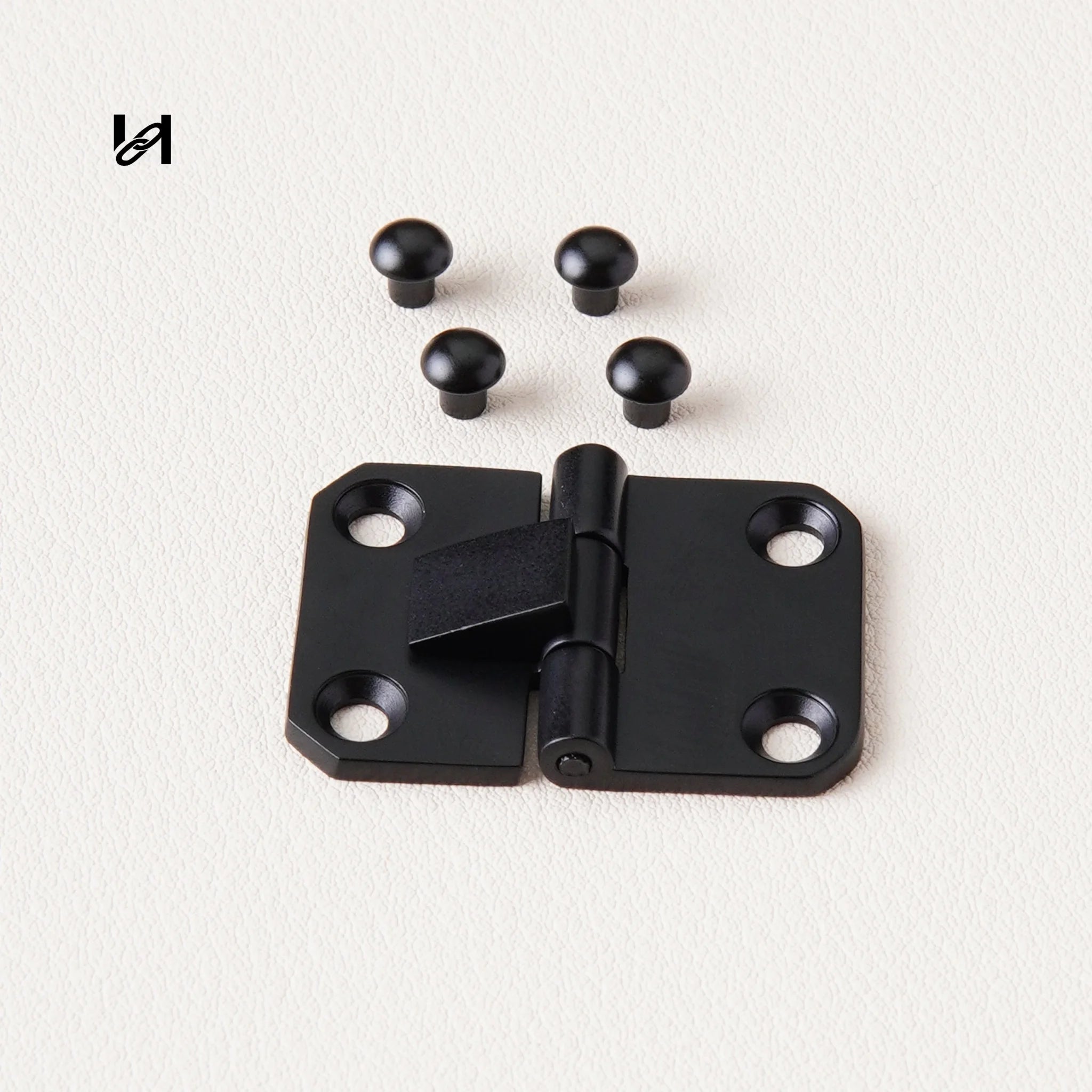 316L Stainless Steel Box Hinge 35.5mm x 25mm | 24K Gold Plated / Mirror Polished Silver | Luxury Bag Box Hardware