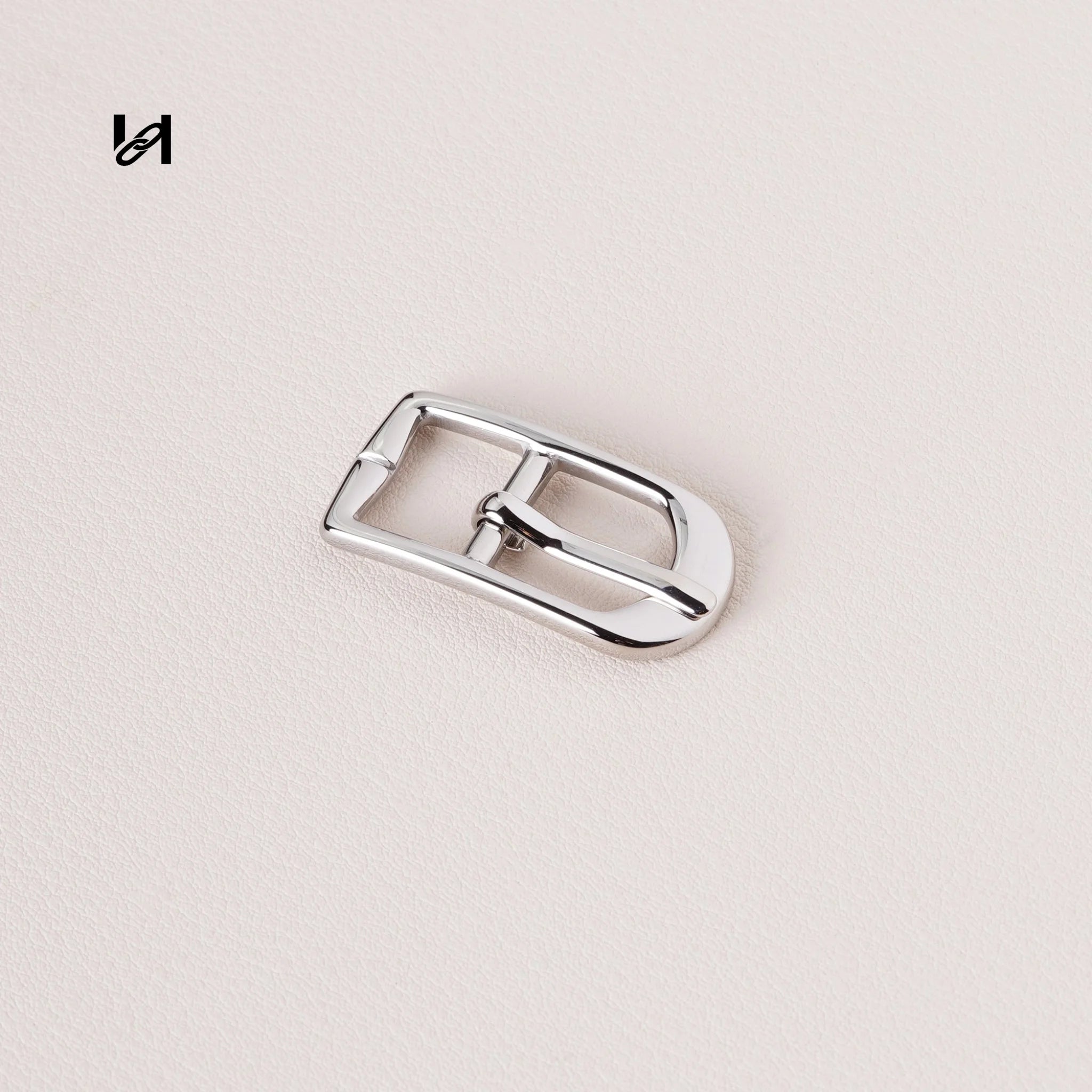 316L Stainless Steel Pin Buckle | 24K Gold PVD Plated Center Bar Buckle for Leather Belts & Bag Straps