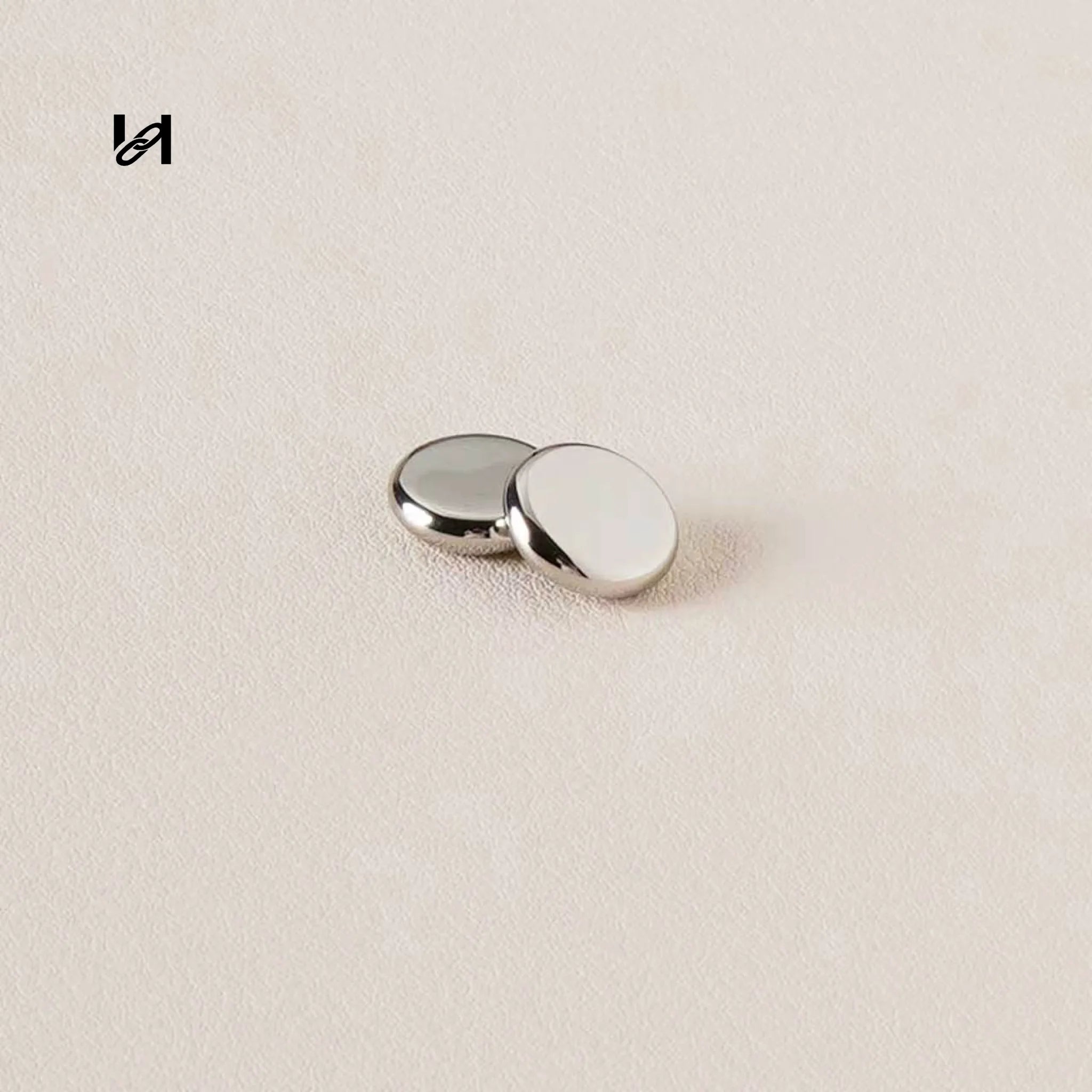 316L Stainless Steel Round Dome Studs – 12mm Mirror-Polished Bag Hardware | 24K Gold IP & Steel
