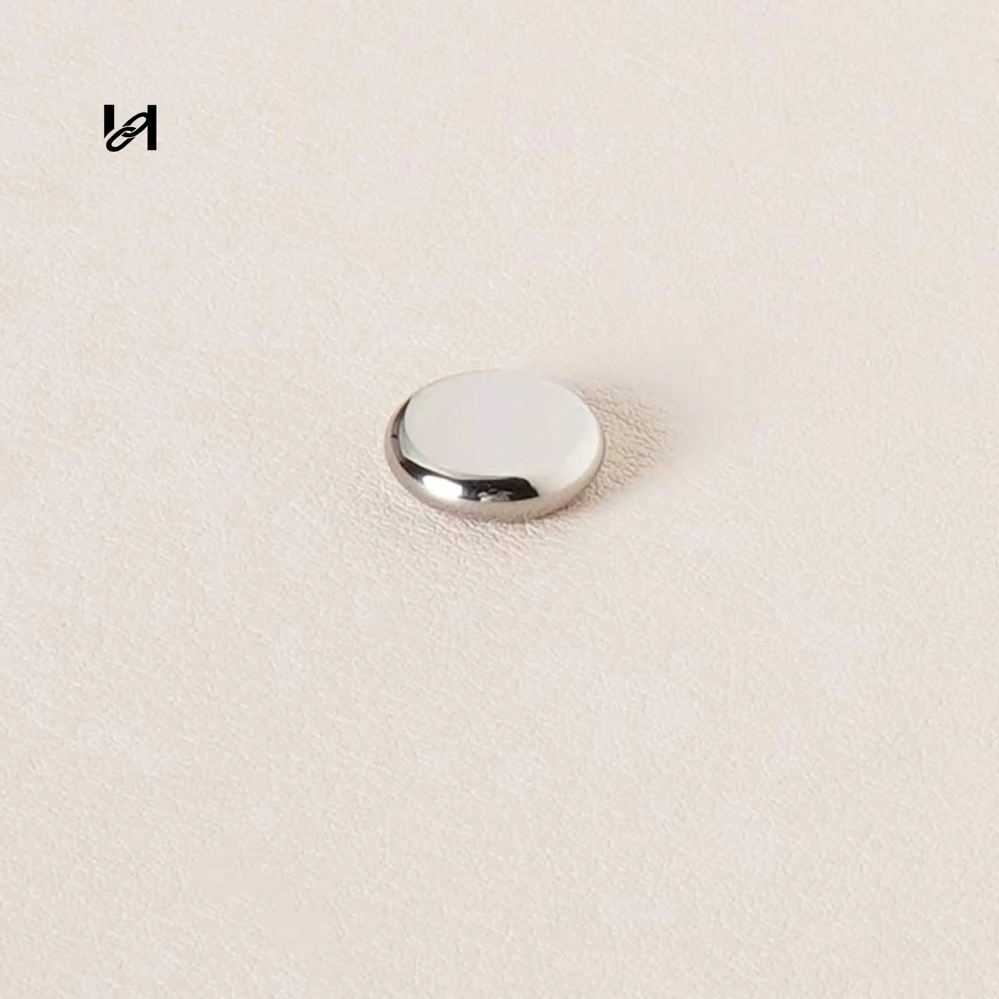 316L Stainless Steel Round Dome Studs – 12mm Low-Profile Bag Hardware | Gold & Silver

