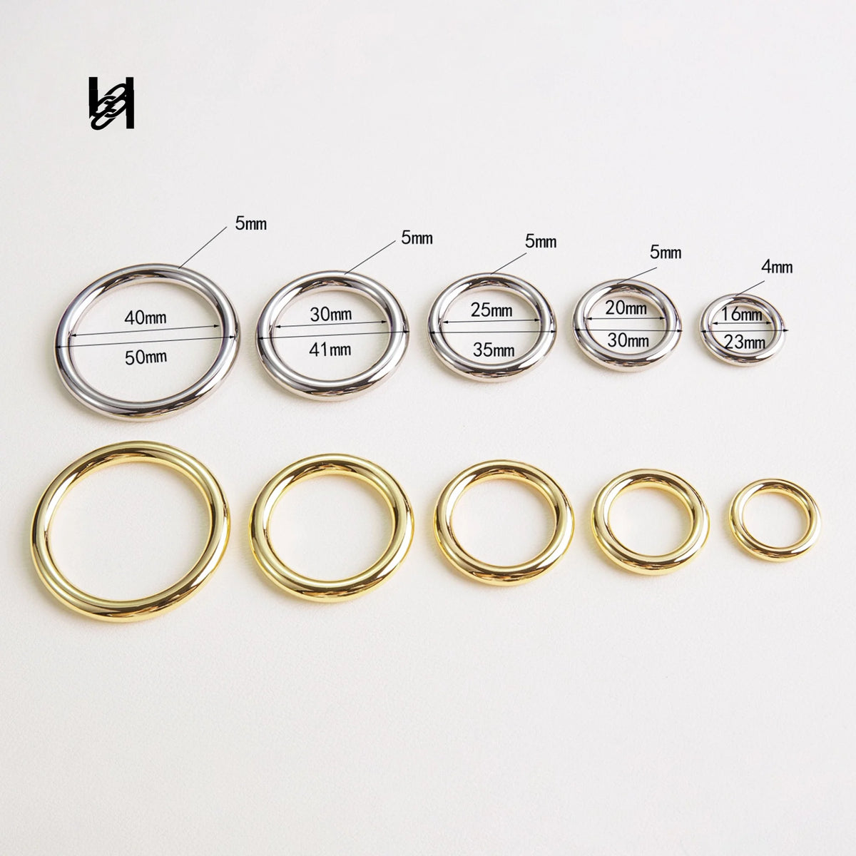 316L Stainless Steel Round O-Rings – Bag Hardware for Makers & Brands - hardware