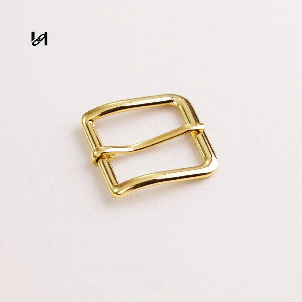 Stainless steel minimalist belt buckle - Gold - hardware
