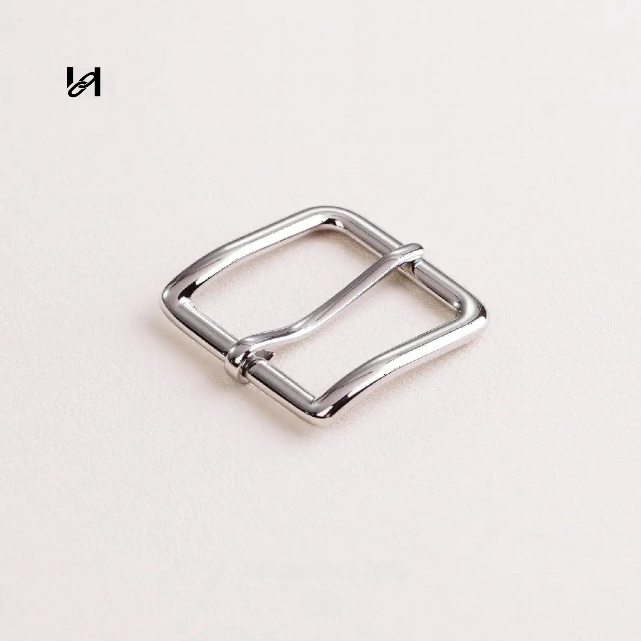 Stainless steel minimalist belt buckle - Silver - hardware