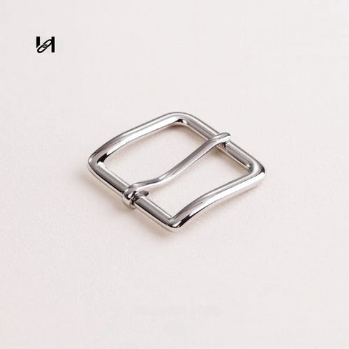 Stainless steel minimalist belt buckle - Silver - hardware