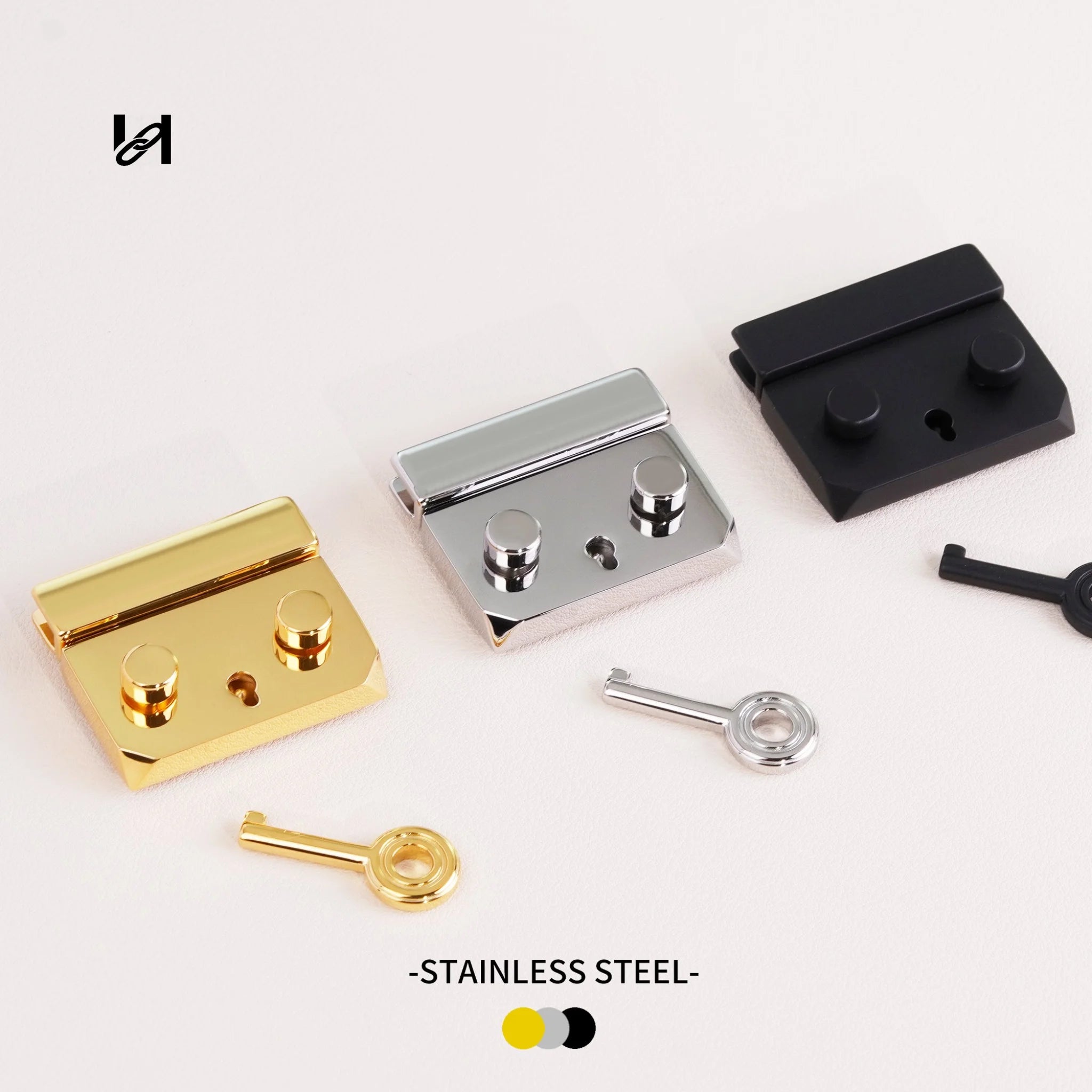 40×33mm Stainless Steel Briefcase Lock for Luggage - hardware