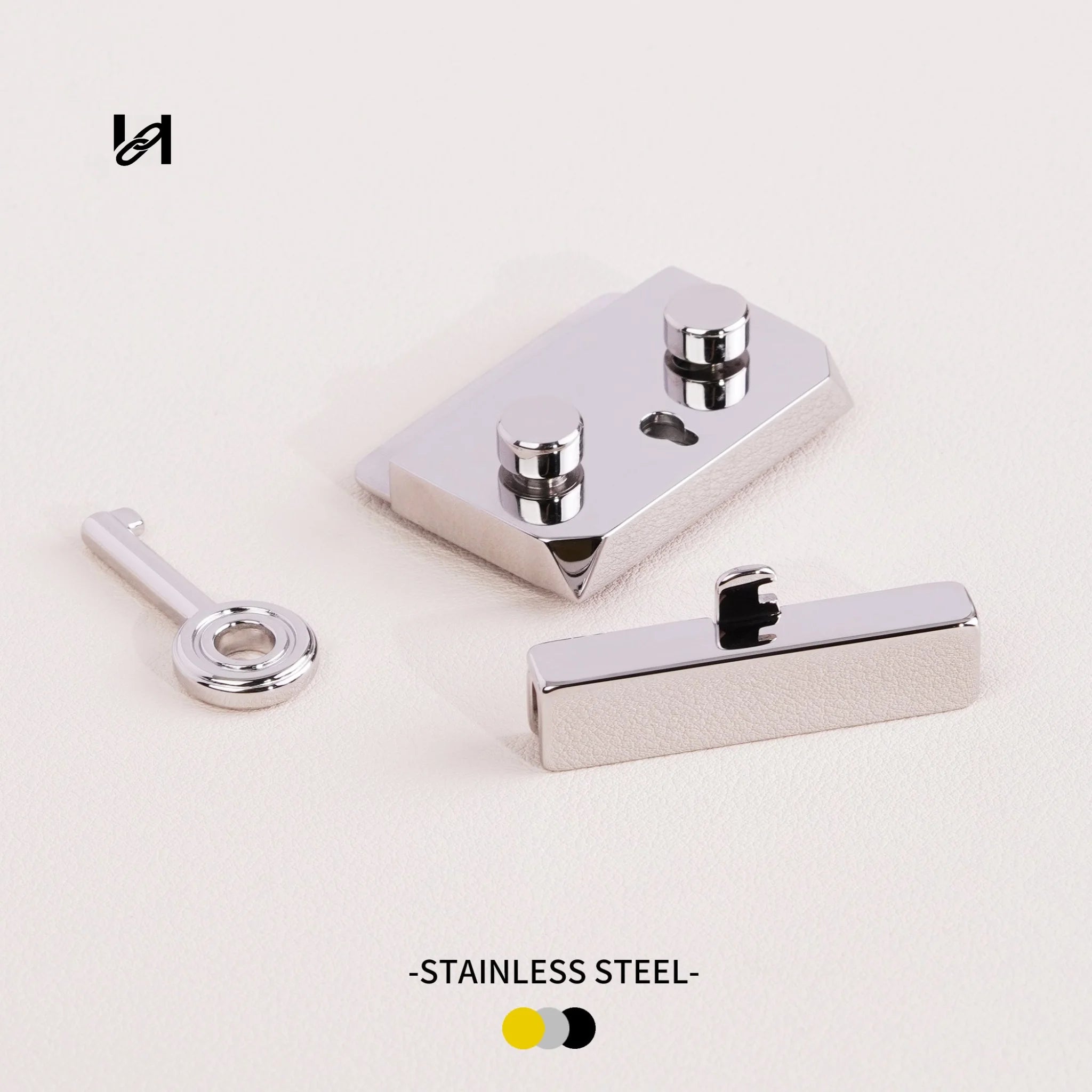 40×33mm Stainless Steel Briefcase Lock for Luggage - hardware