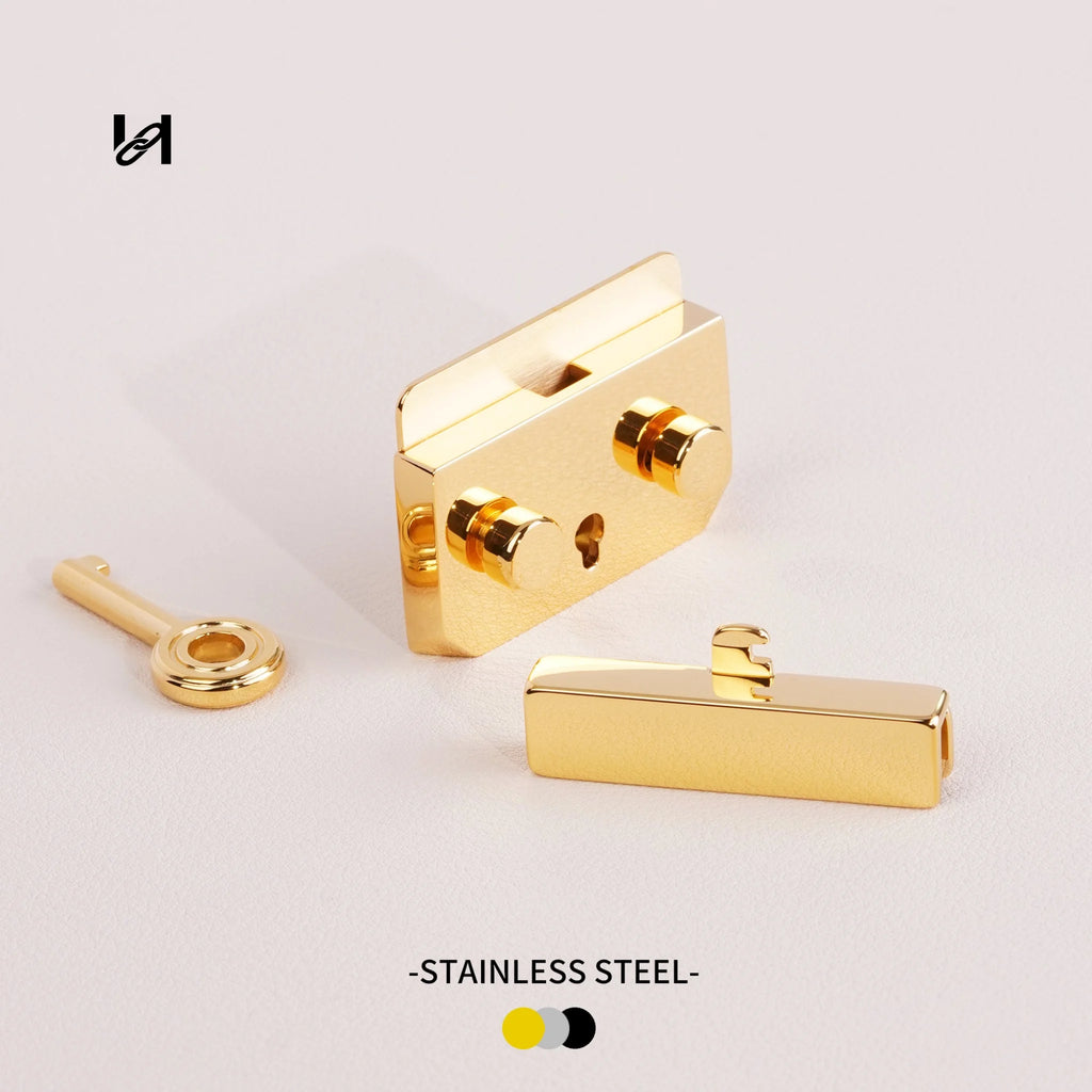 40×33mm Stainless Steel Briefcase Lock for Luggage - hardware