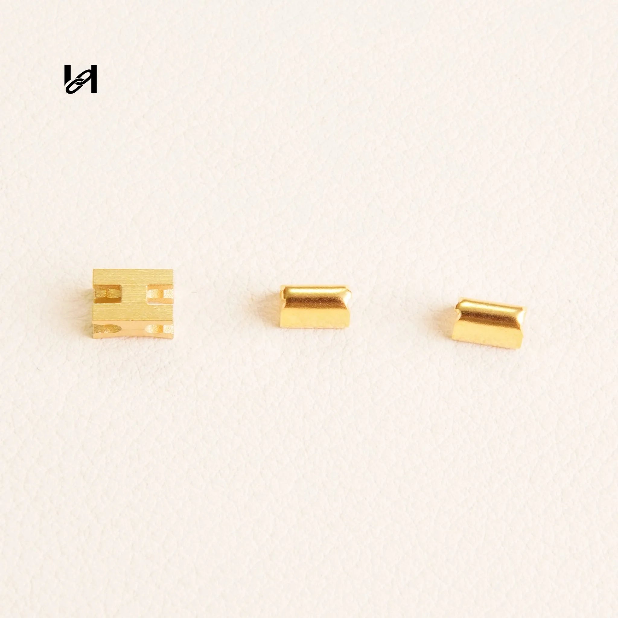 #5 Zipper Slider & Stop&Puller - #5 Stop / Gold - hardware