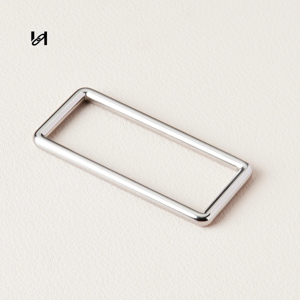 50mm 316L Stainless Steel Square Ring, Shoulder Strap & Webbing Connector - 50mm / silver - hardware