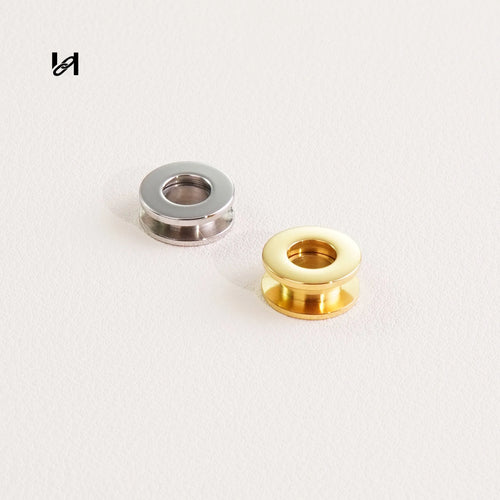 6.5mm Double-Sided Flat Eyelet – Stainless Steel CNC Machined Hardware