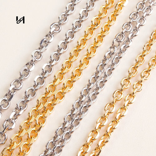 6mm & 8mm width round chain