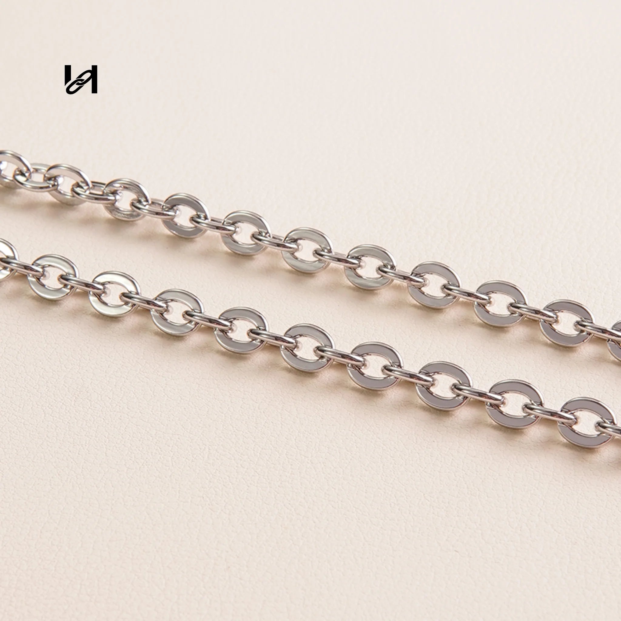 6mm Stainless Steel 3-in-1 Chain Strap for Bags