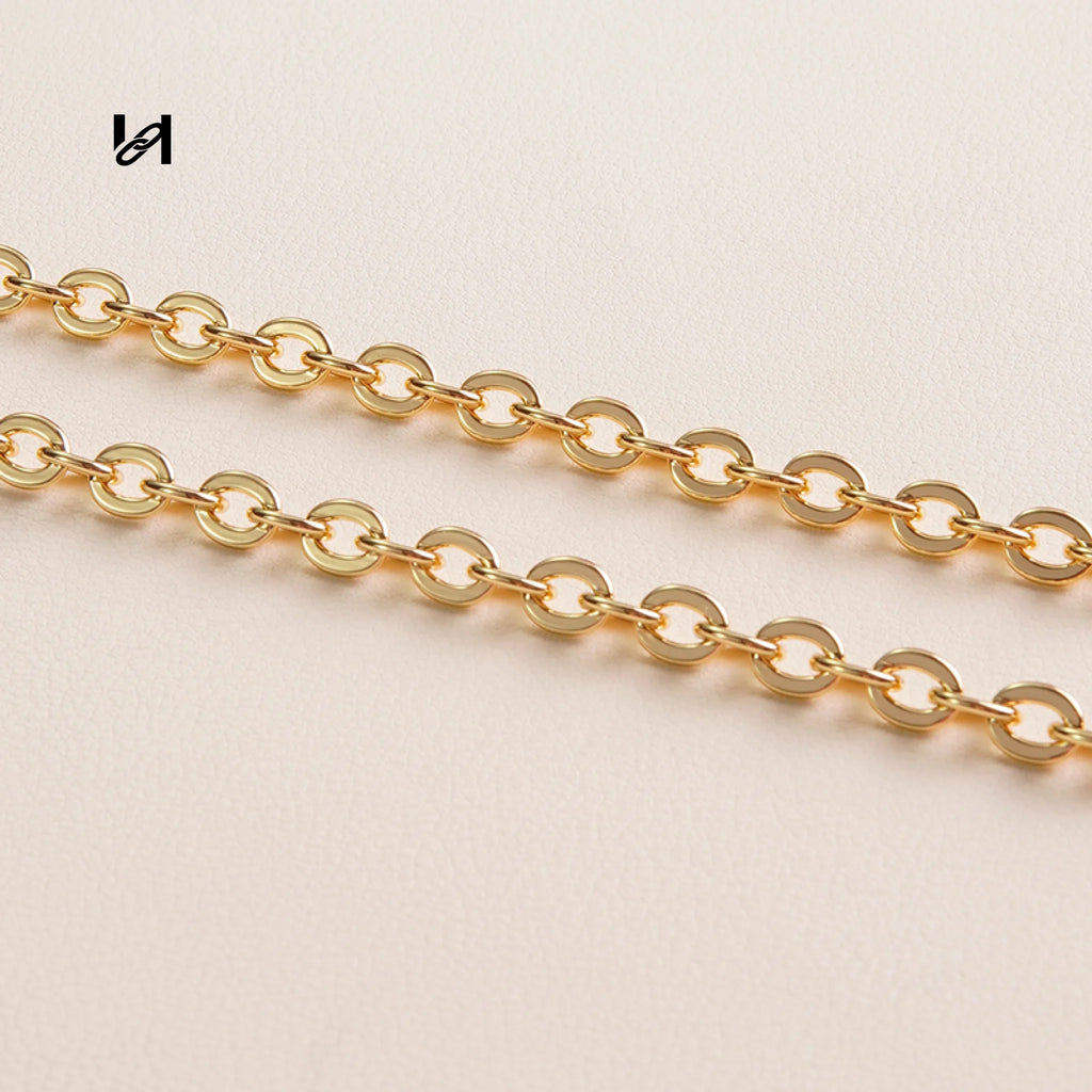 6mm Stainless Steel 3-in-1 Chain Strap for Bags